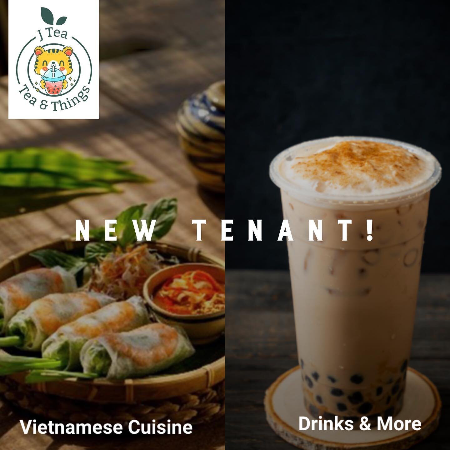 New Tenant! @jtea.jtea 

Welcome to Jtea, one of Vietnam&rsquo;s local businesses. At Jtea, they are committed to delivering the best hangout experience with their mouth-watering drinks and snacks. 
Don&rsquo;t worry about keeping that summer body be