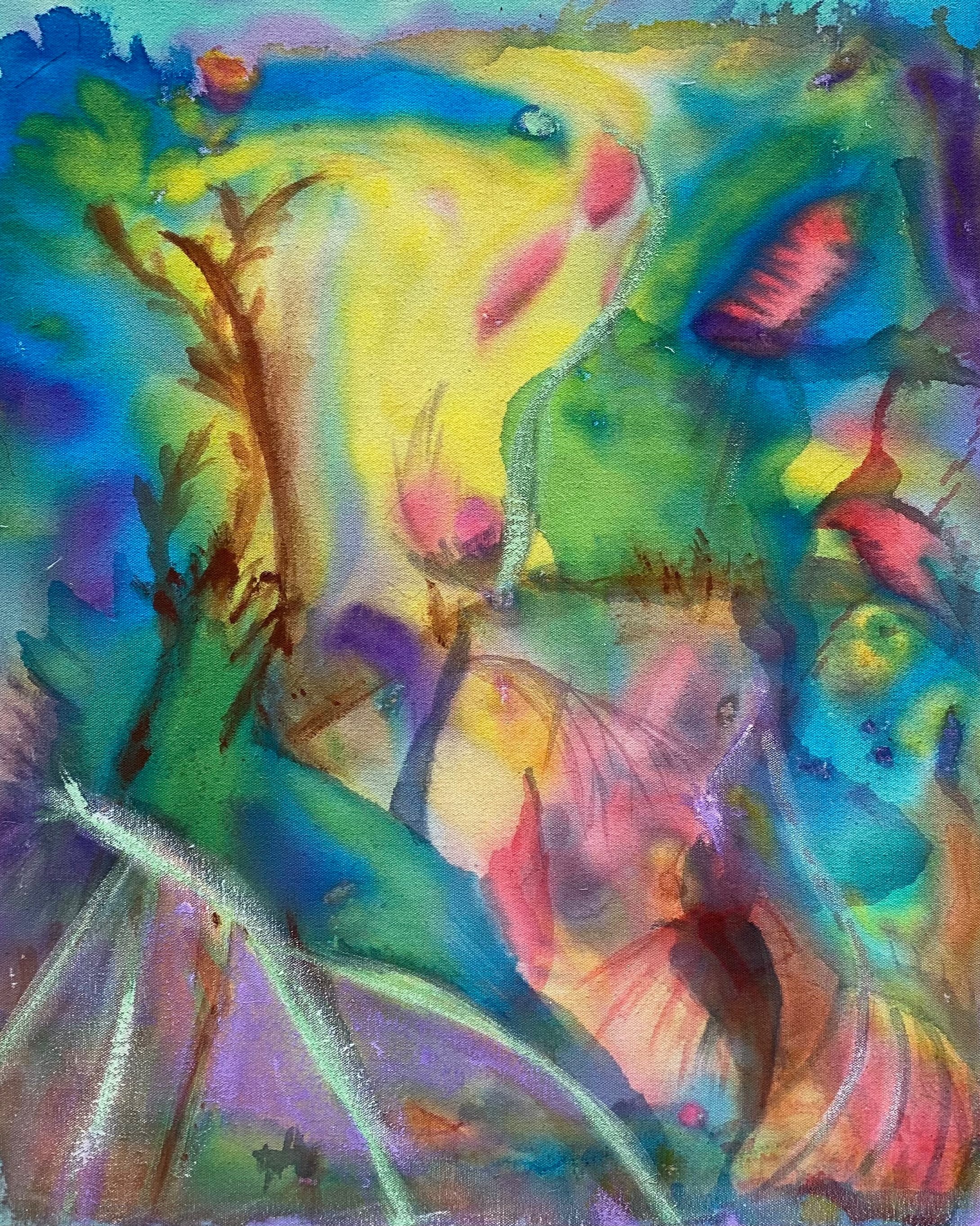 New forest Acrylic on canvas 
50x40 cm 2022