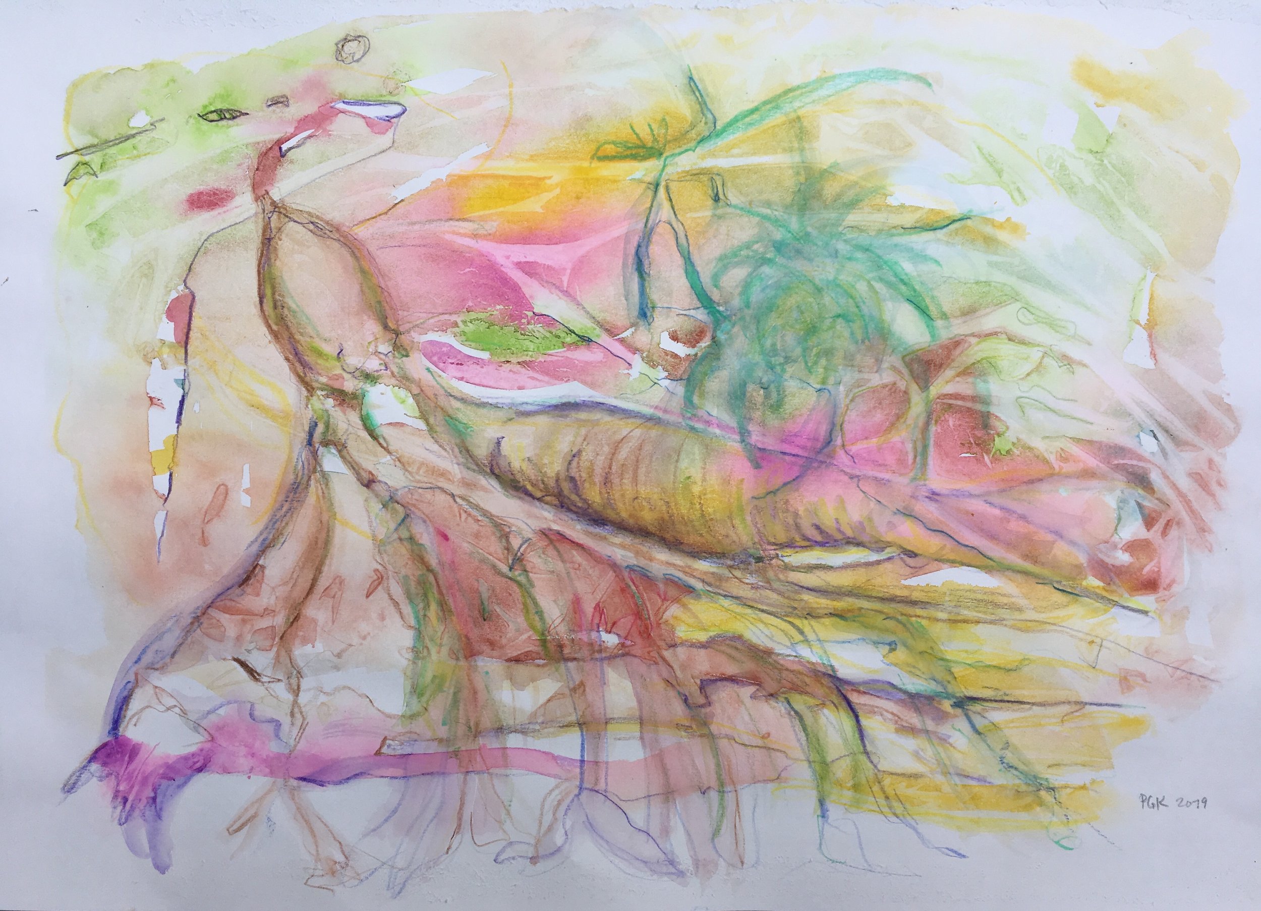 First creature 2019 watercolor