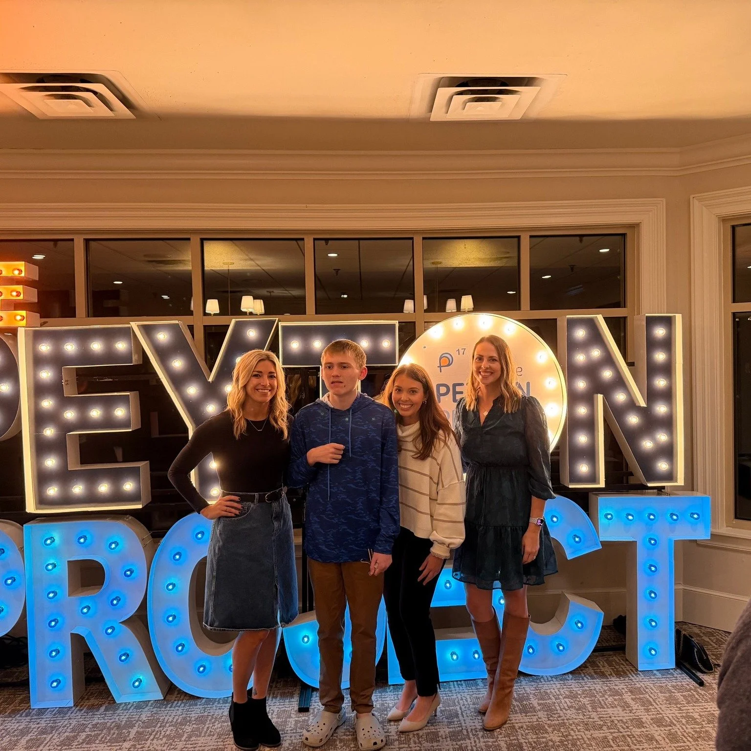 Last night was an incredible kickoff to the Second Annual Peyton Project Pro-Am💙🧡

This incredible foundation was started by local speller, Peyton Culver, and his family. His foundation helps families begin their communication journeys, supports tr