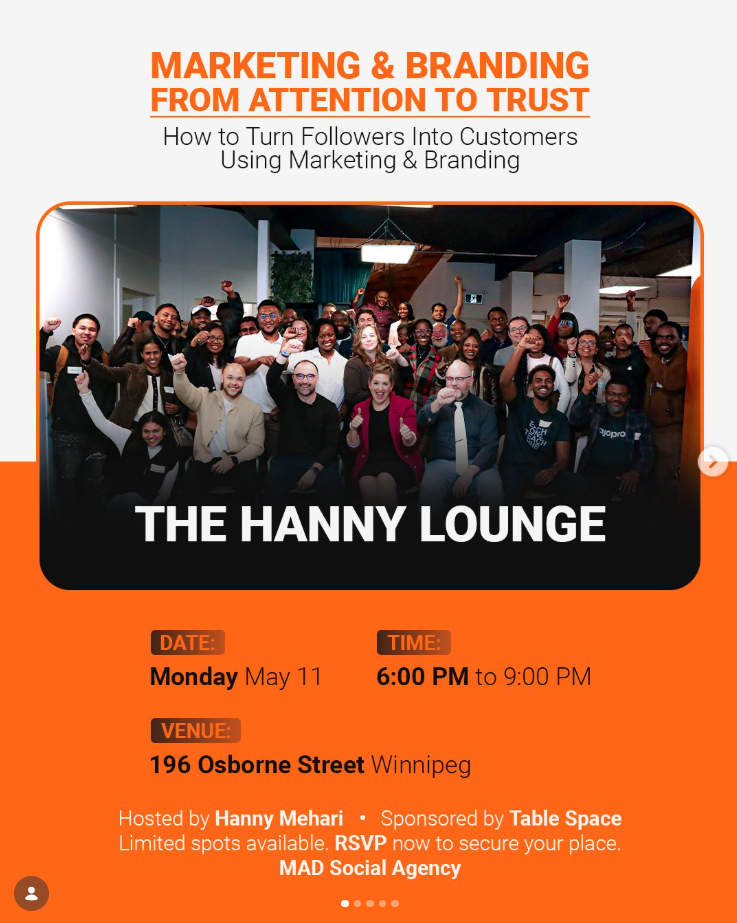 The Hanny Lounge: Marketing and Branding
