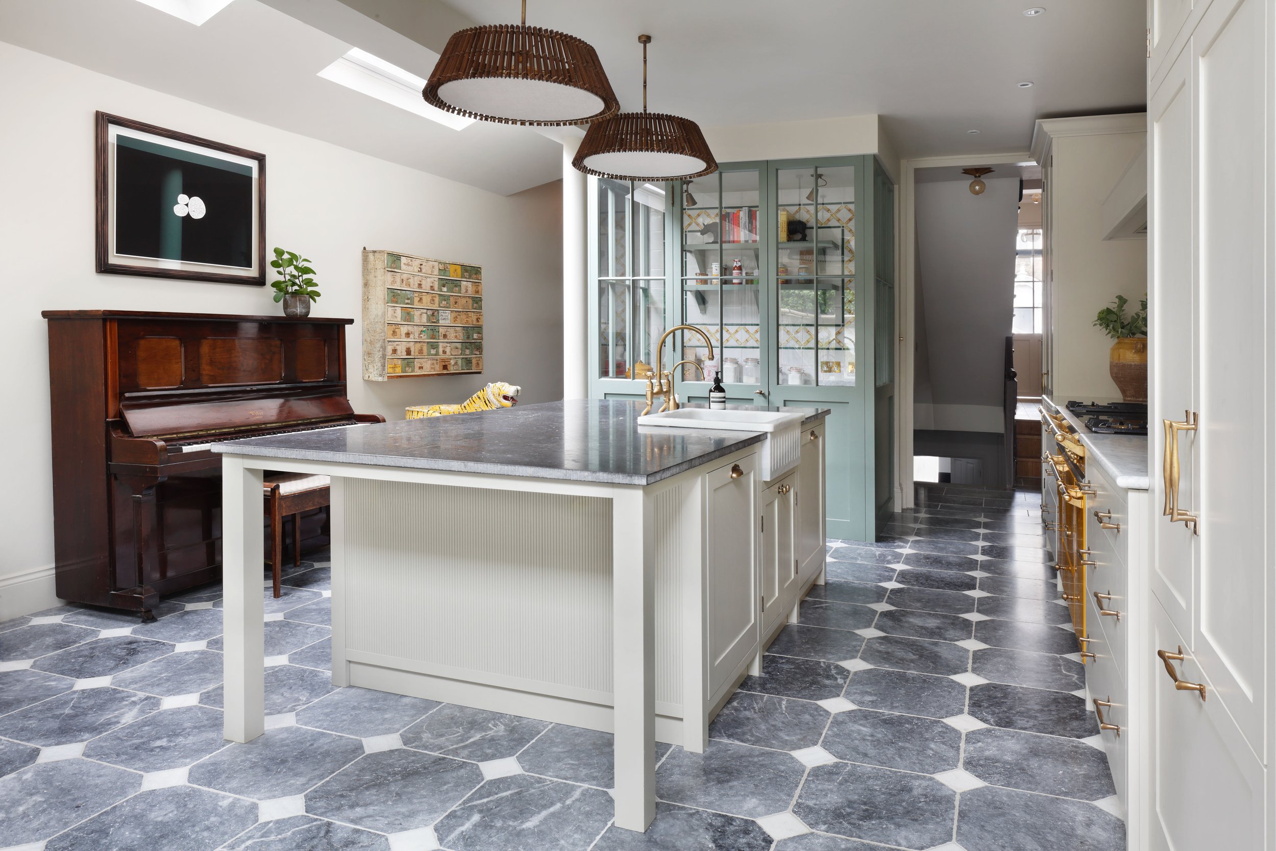 Ham Interiors The Hideaway project kitchen piano