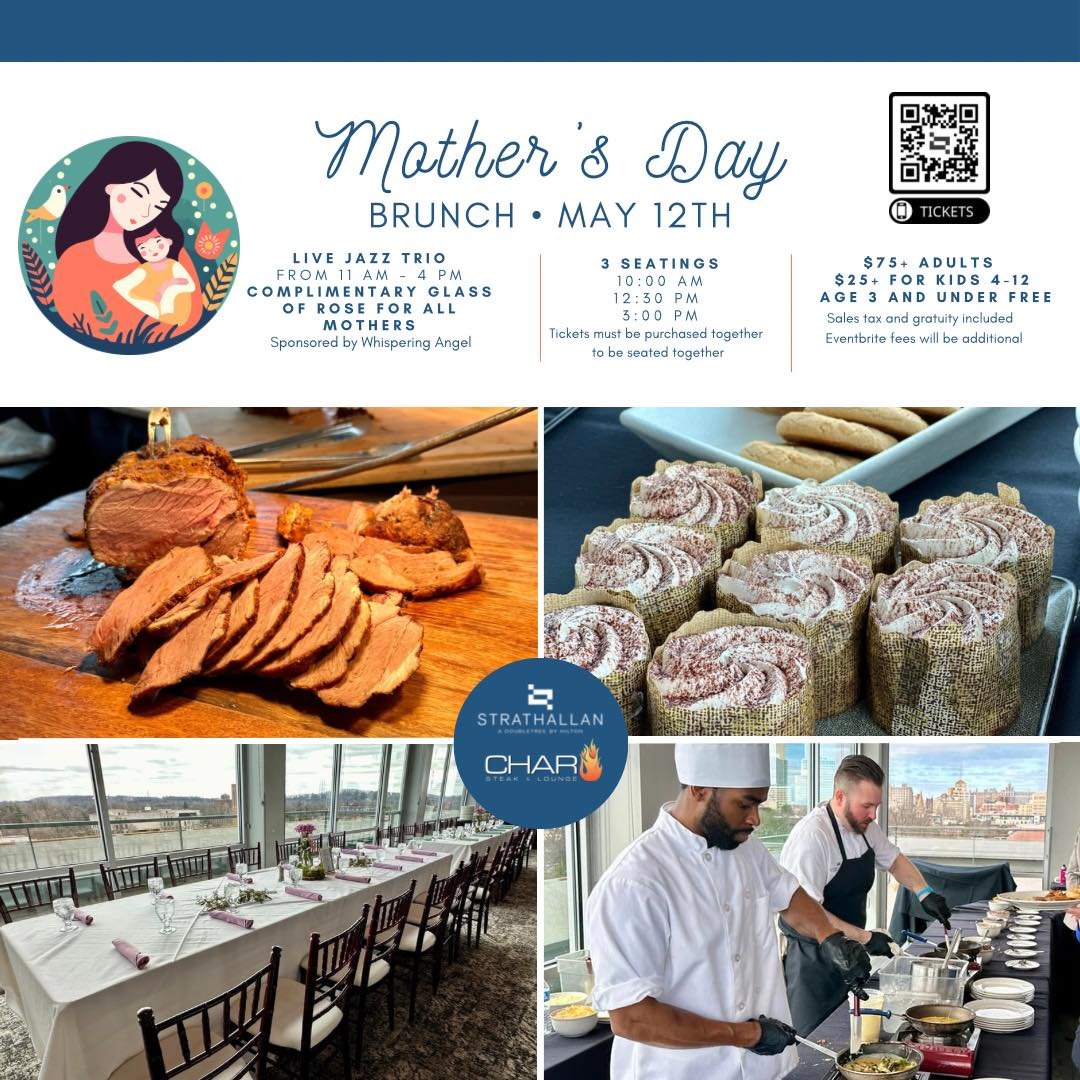 Thank you to all who came and experienced our Easter Brunch. We&rsquo;ve got two other opportunities for a fantastic brunch - our Drag Me to Brunch coming up April 28th and Mother&rsquo;s Day Brunch on May 12th. For details, visit our special events 