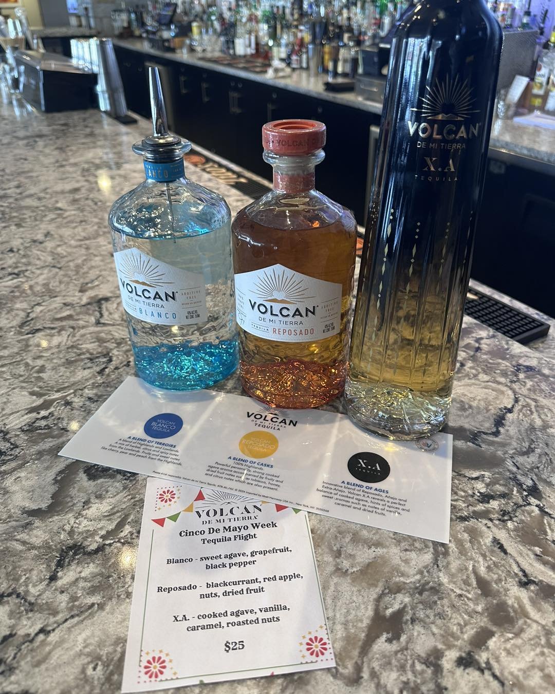 We&rsquo;re celebrating Cinco de Mayo all week with Volcan Tequila. Check out our drink specials.
.
.
.
#roc #rochesterny #drinkspecials #tequila #cincodemayo #tequilatequila