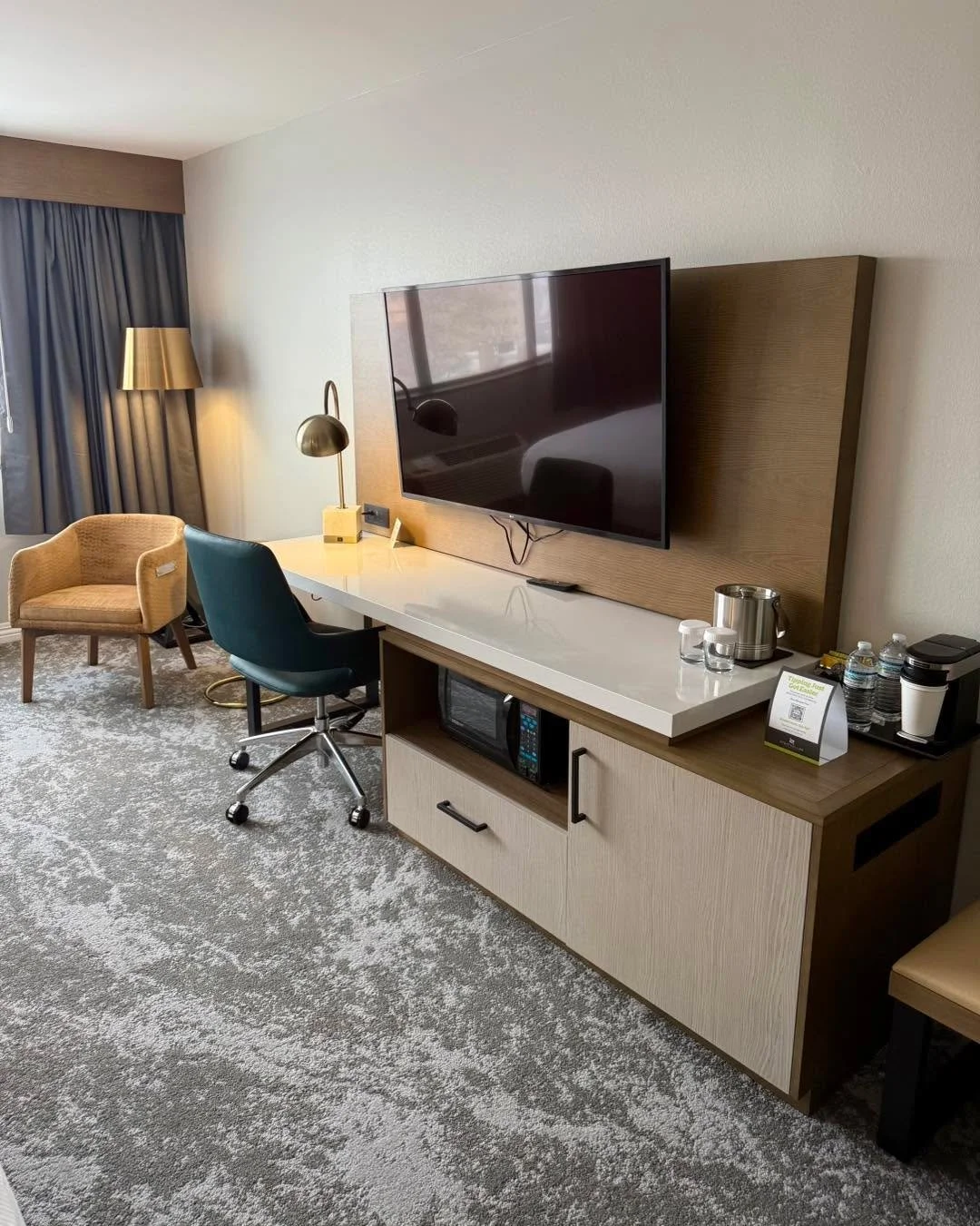 Experience our newly renovated, spacious two queen rooms with modern design, created for comfort, style, and the perfect stay. ✨ Call the front desk to reserve (585)461-5010