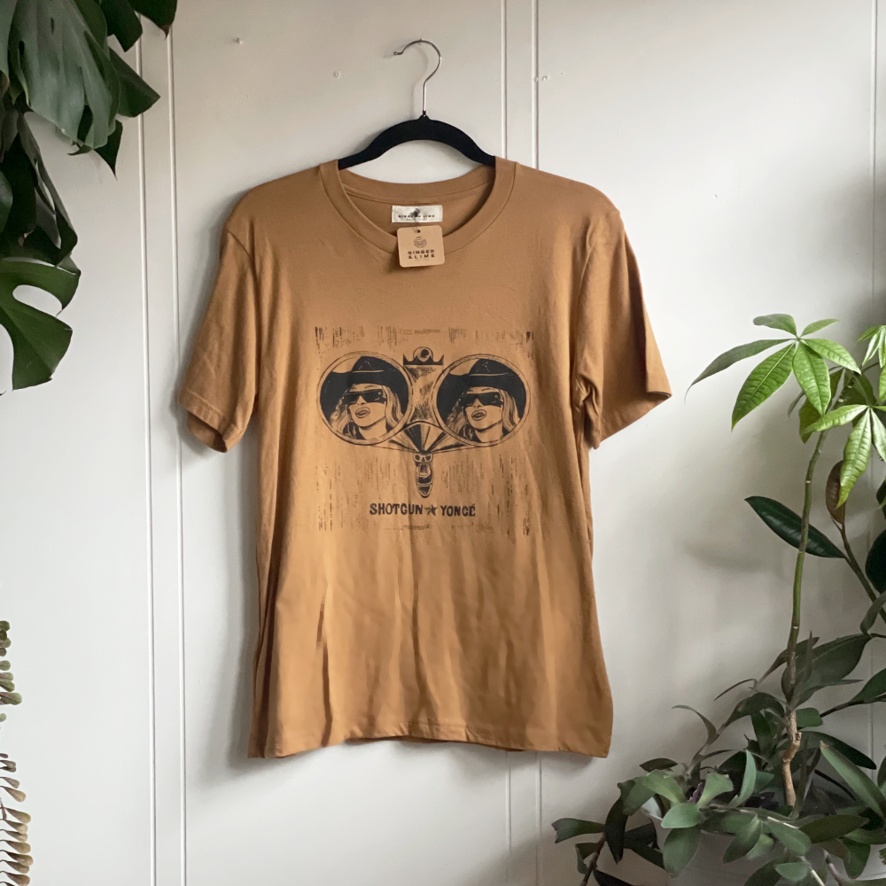 Shotgun Yoncé Tee - Camel