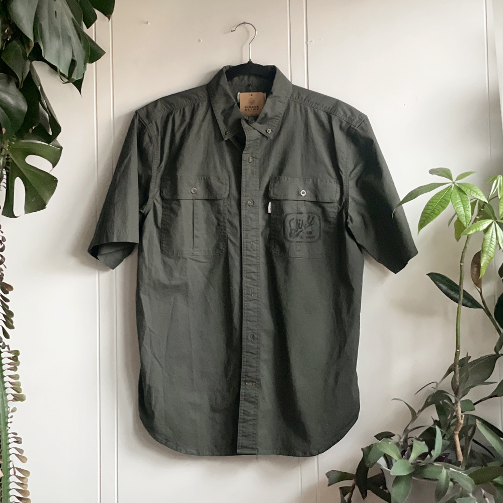 Dive Bar Enthusiast Carhartt Short Sleeve Work Shirt