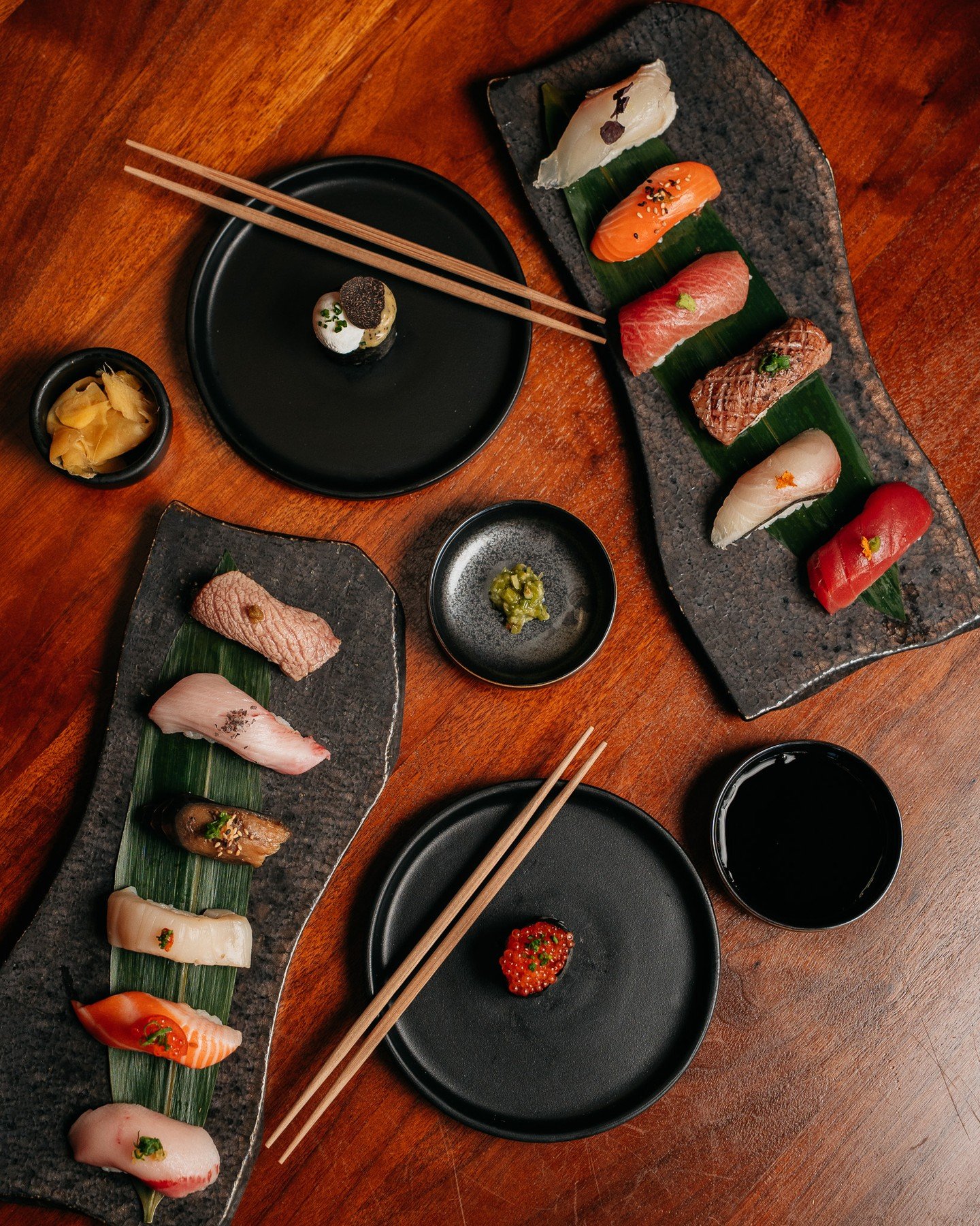 Your table could look like this too 😙 Join us for dinner this weekend at TenTen 🍣  Call us at 737-243-9147 or use the link in our bio to make your reservation.