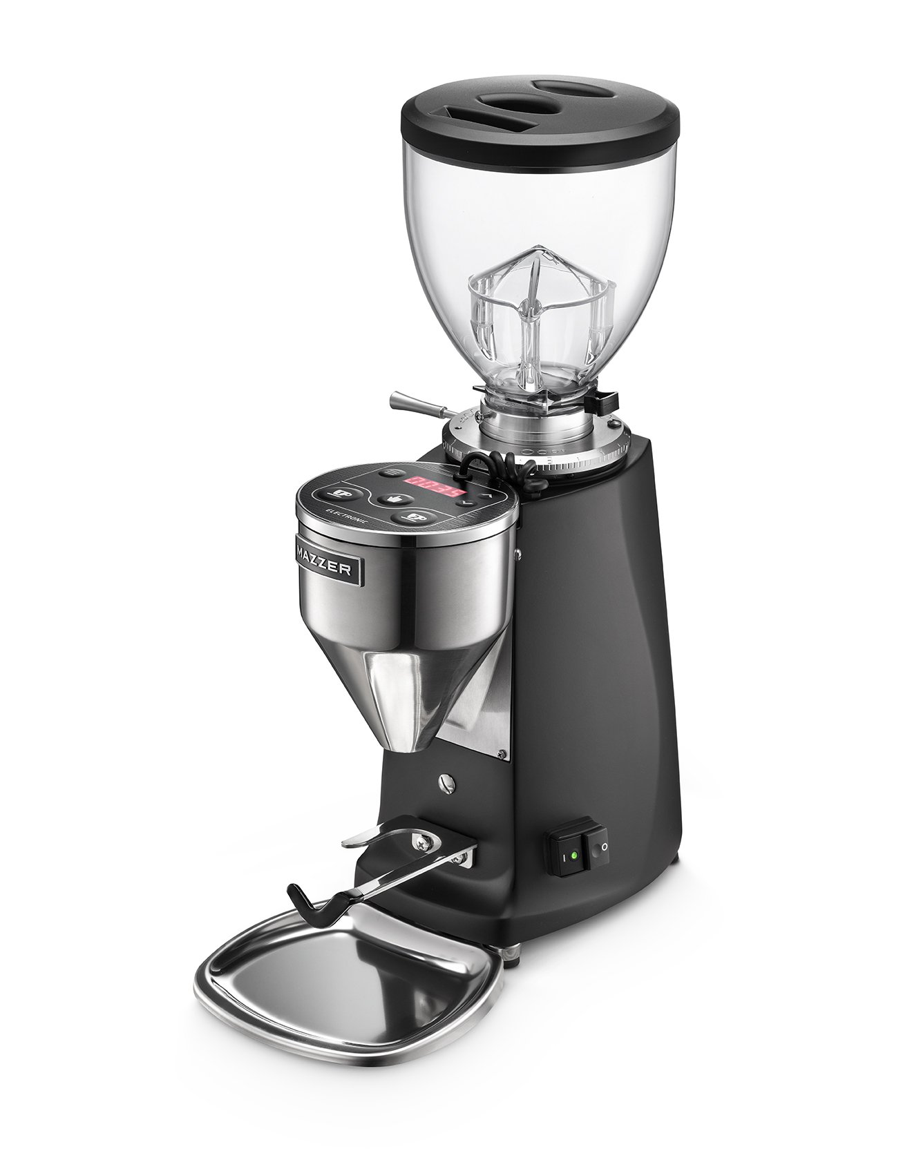Mazzer_Mini A_matt_black_3-4 fronte.jpg