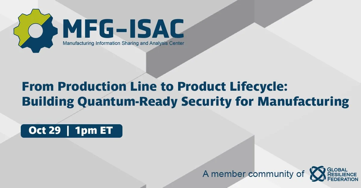 From Production Line to Product Lifecycle: Building Quantum-Ready Security for Manufacturing