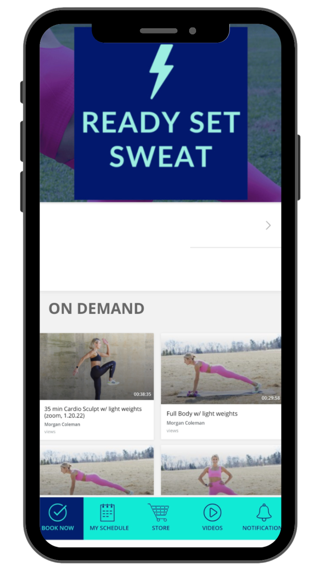 RSS FITNESS APP — Ready Set Sweat Home workouts for busy women