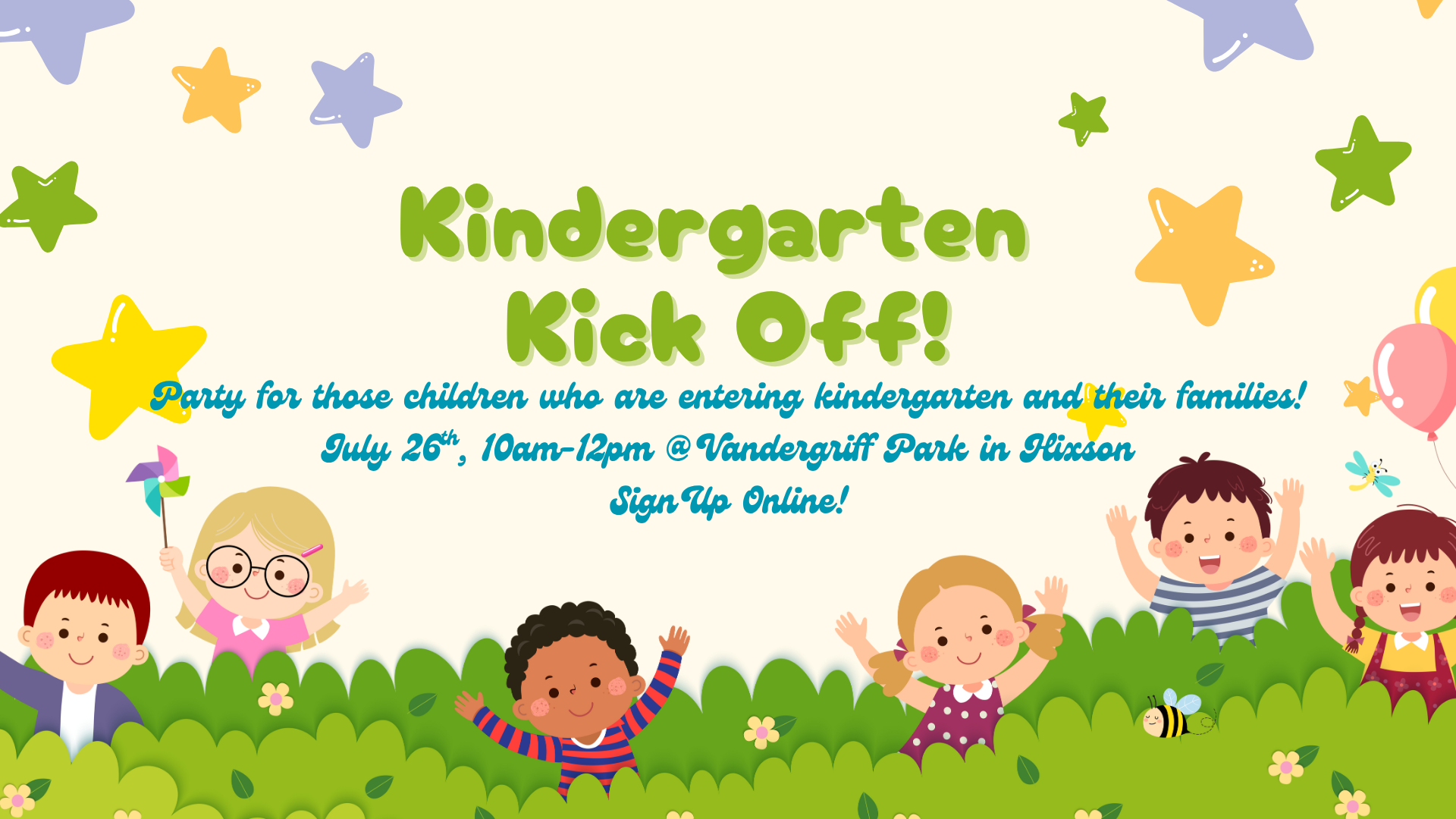 Kindergarten Kick Off
