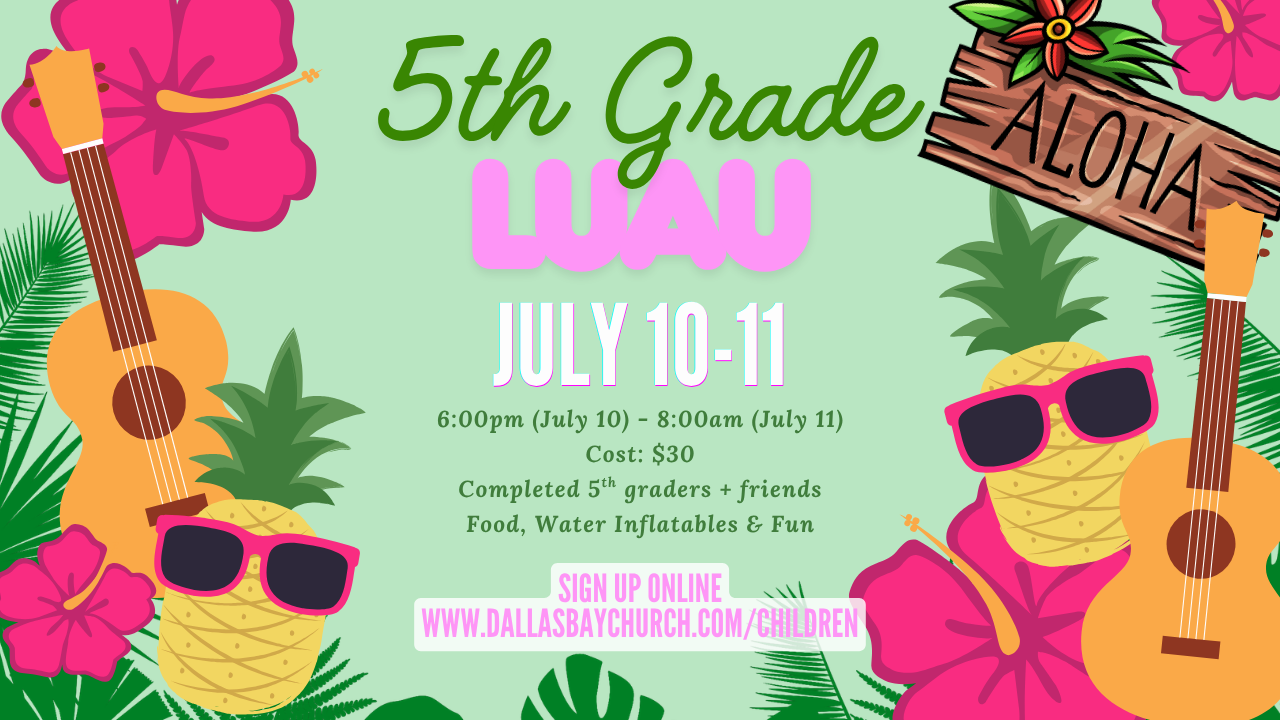 5th Grade Luau
