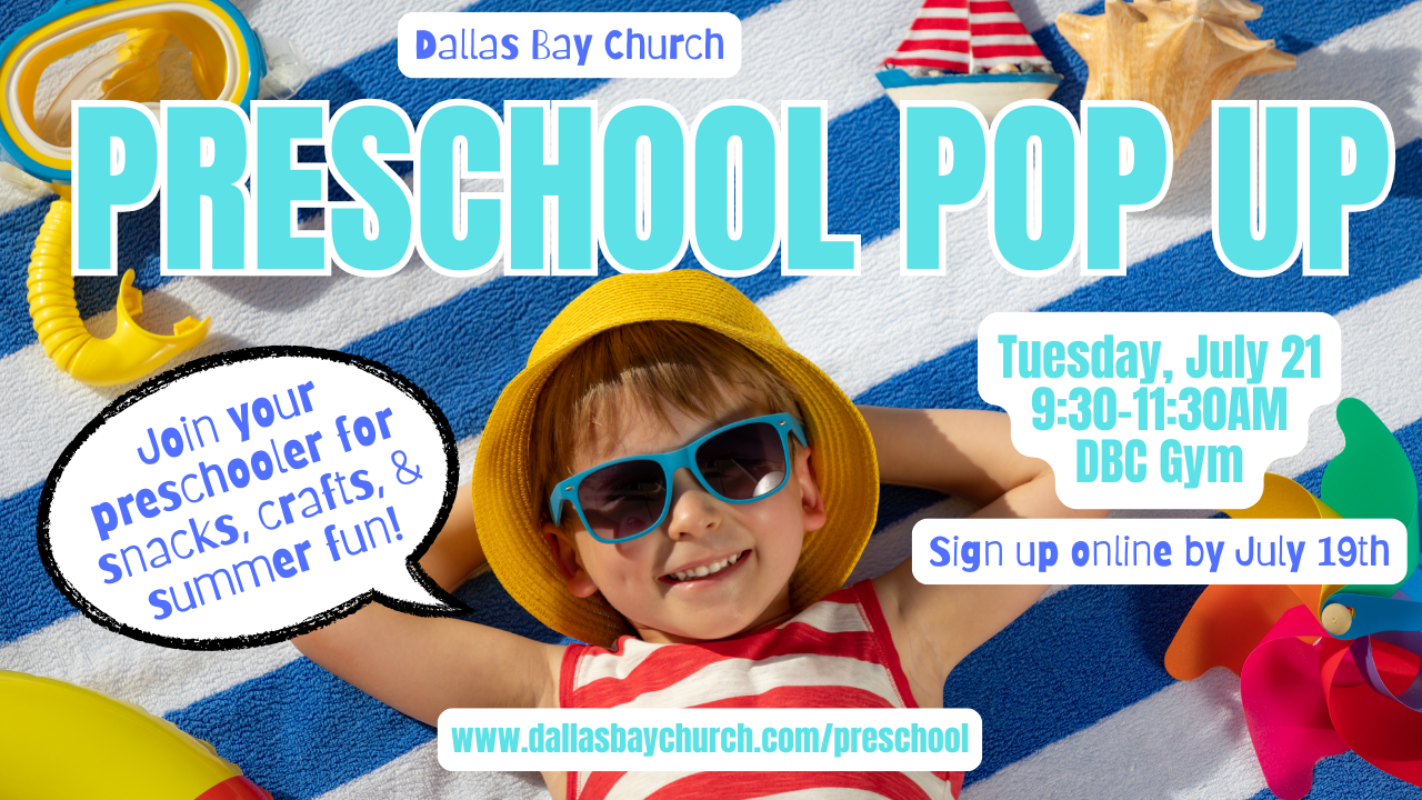 Preschool Pop Up