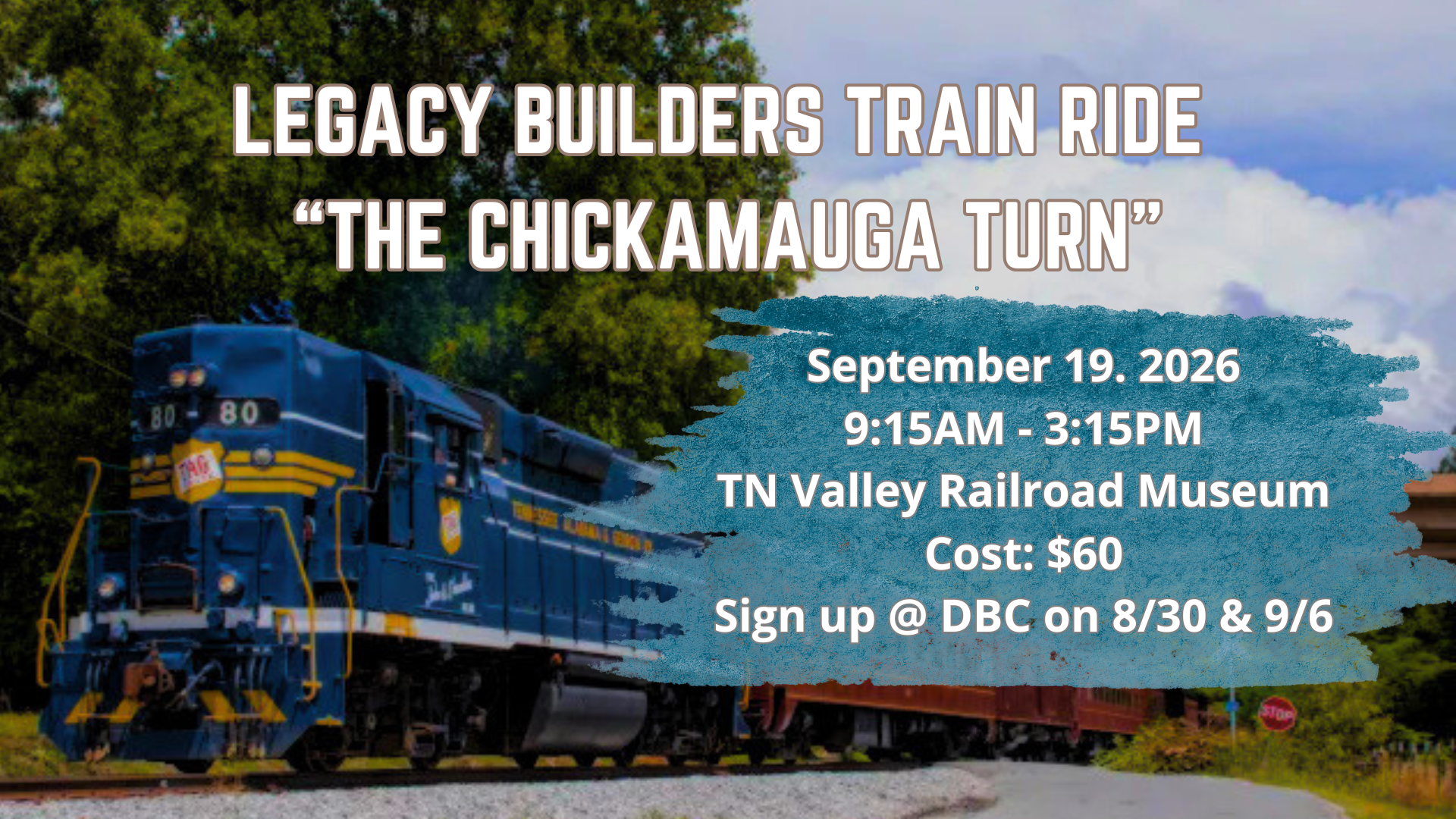 Legacy Builders Train Ride
