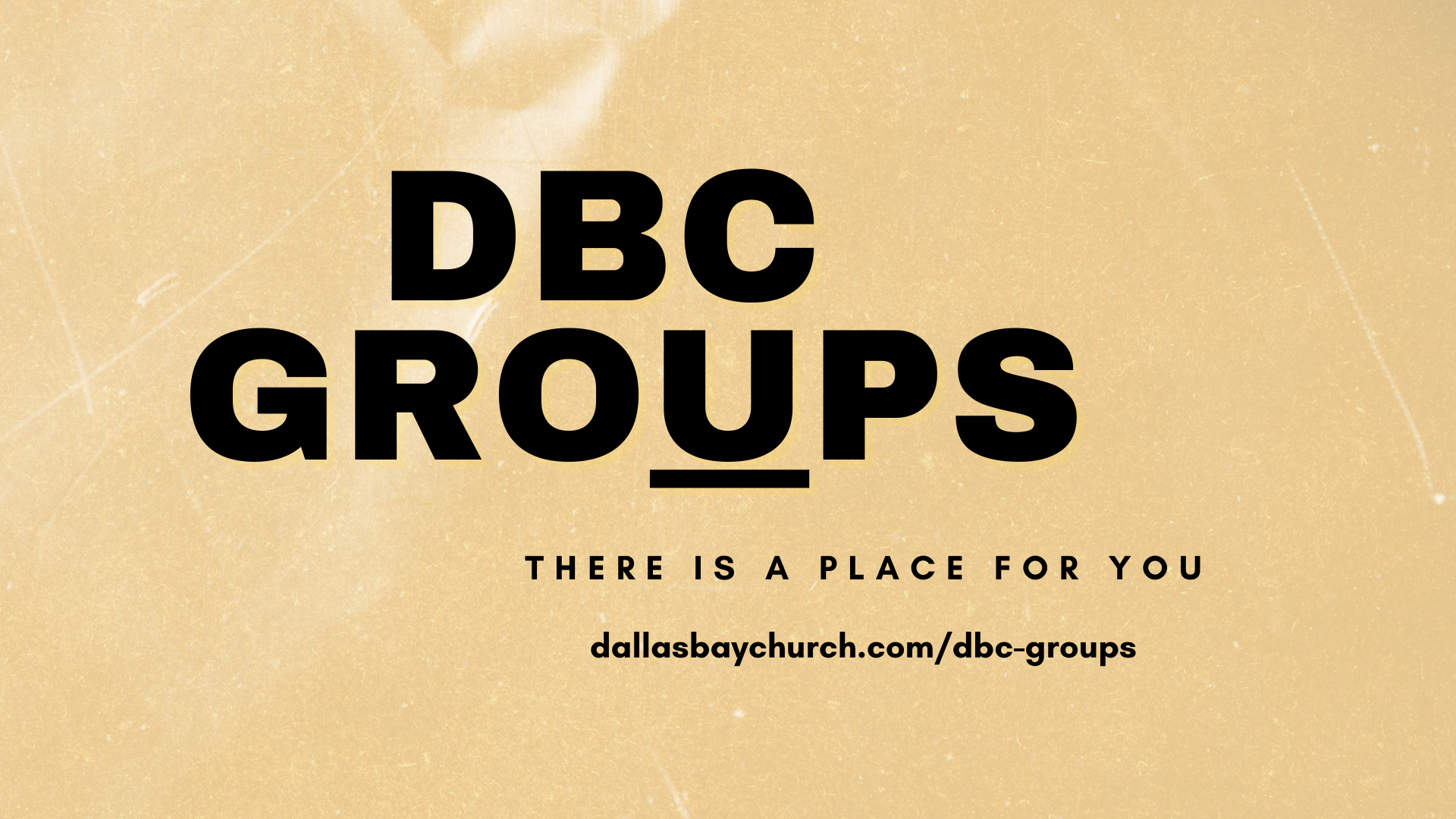 We believe connection happens in circles, not rows. Find your place to connect with One Another. Click on the graphic above to view our groups page! 