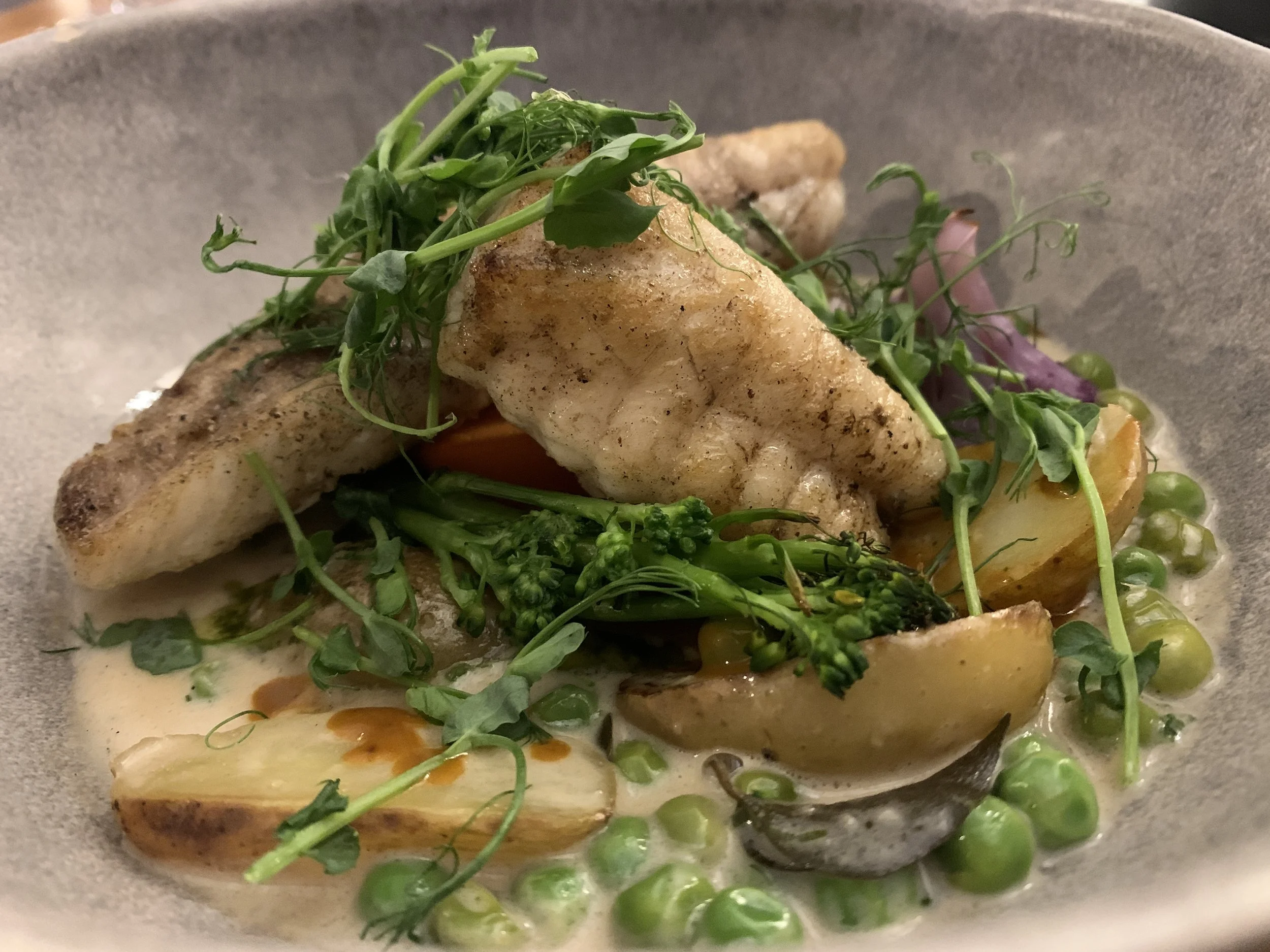 Monkfish in coconut milk Restaurant des Chasseurs.jpg