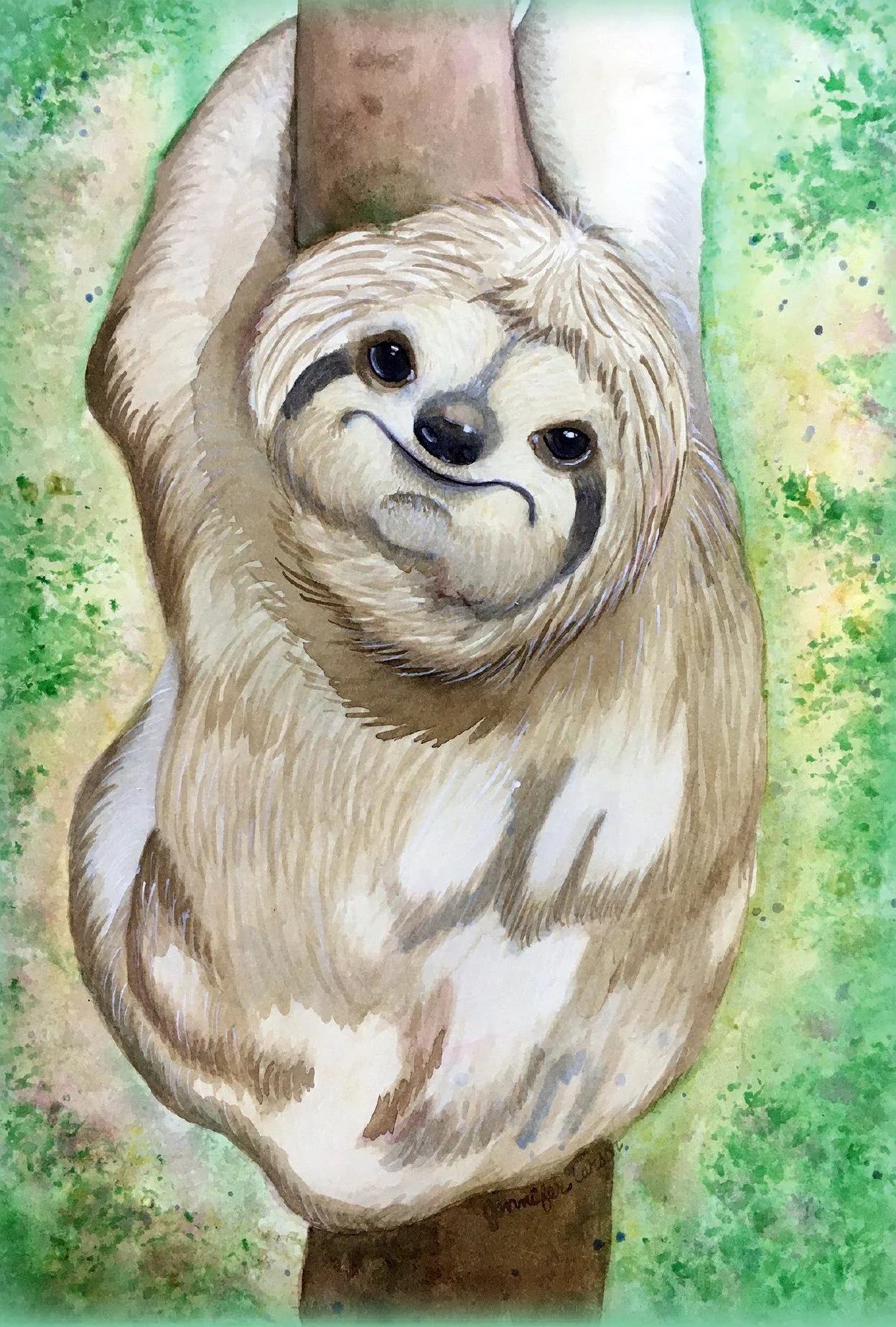 Happy Tree Sloth