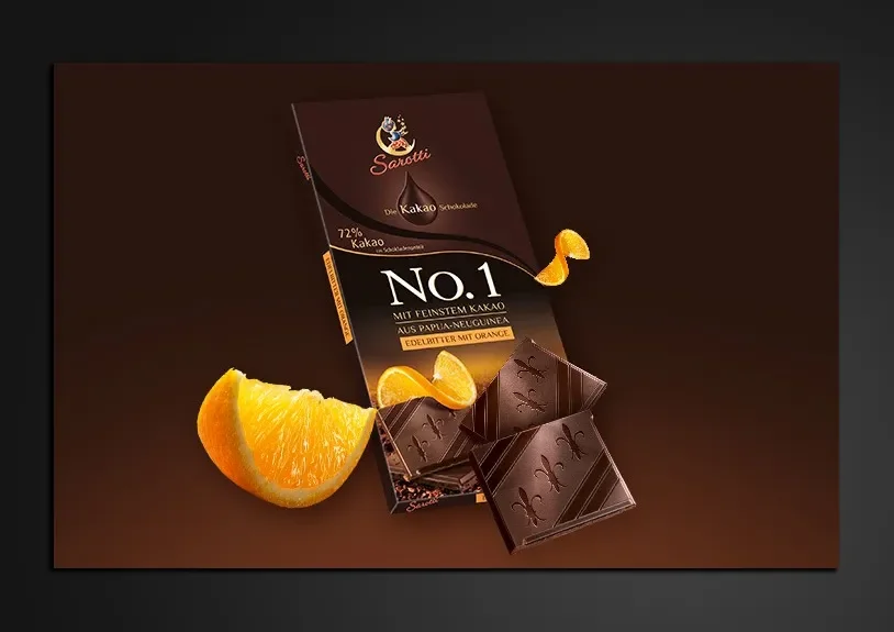 Kreatives Packaging Design Sarotti Schokolade