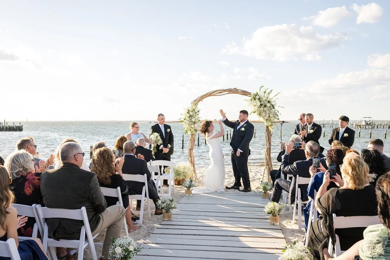 High five, it&rsquo;s the weekend, and these two received their gallery! 
#njwedding #njweddingphotographer #bbyc #lbiwedding