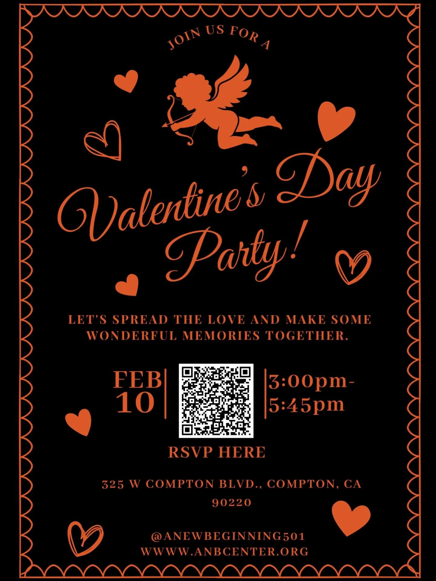 Cupid called! &hellip;. He said you better be there ! 💘
Join us for a Valentine&rsquo;s bash you&rsquo;ll fall in love with ! 😍 

Don&rsquo;t forget to RSVP with link in our bio 🔗 

Tuesday, February 10th, 2026 @3:00pm- @5:45pm 💕 

Can&rsquo;t wa