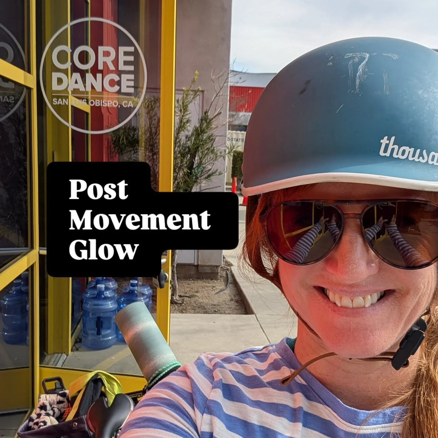 💑 Movement with friends is so much more. Thanks friends for showing up, today and always. Together, we really can do hard things.

🚲 So lucky that I can ride my bike to and from class today and most days! The wind helped the purple pink glow of my 