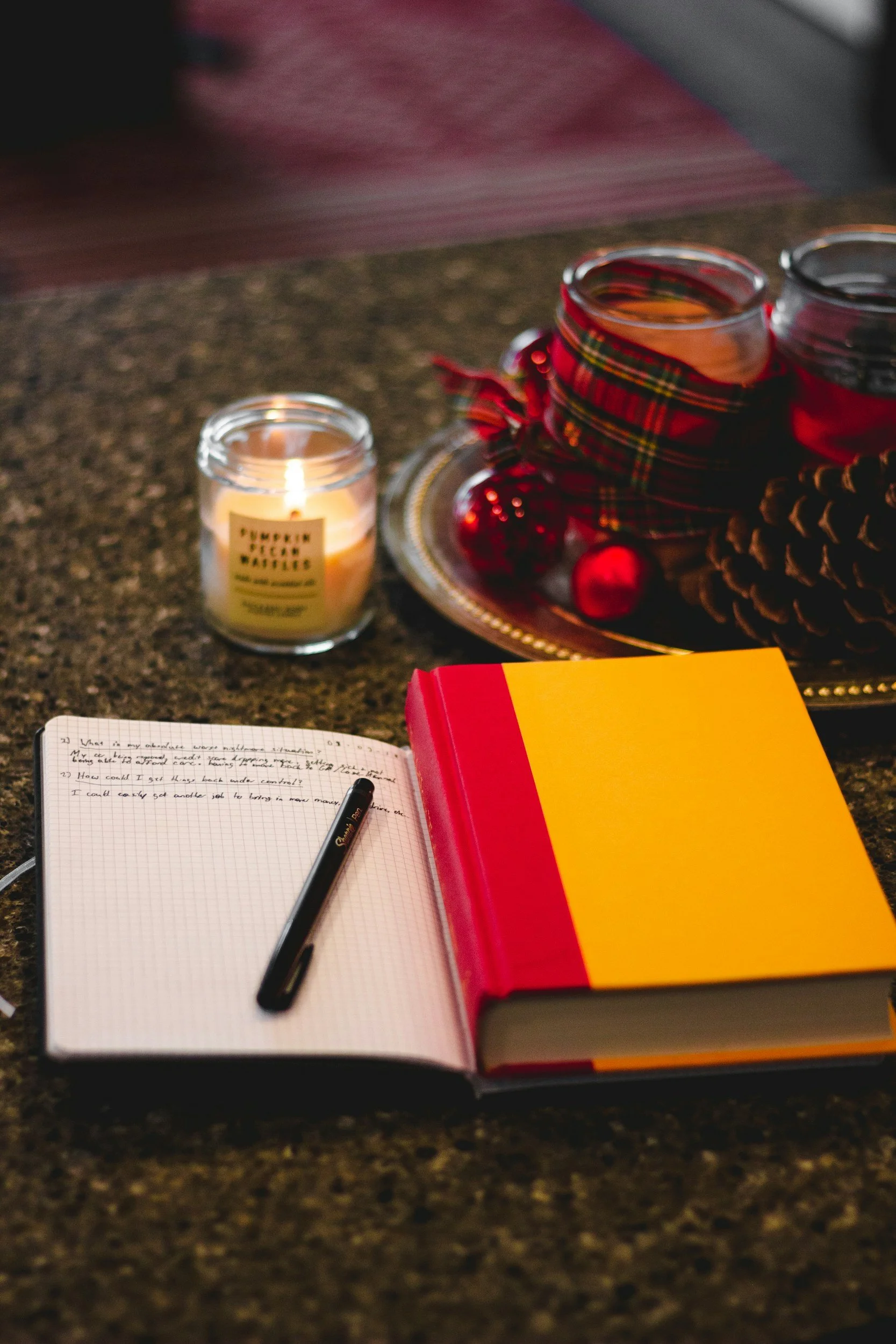 journal candle