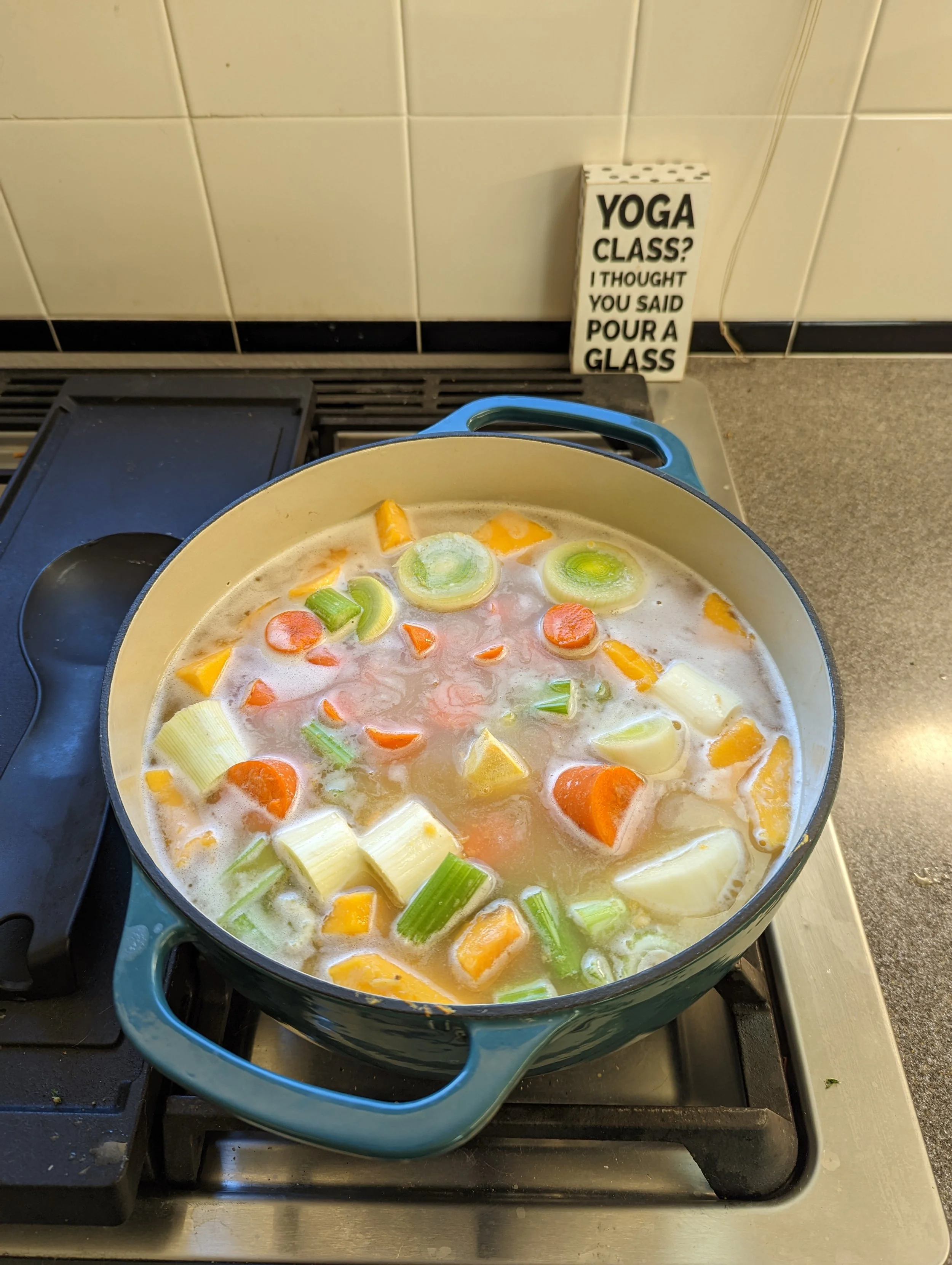 soup veggies pot