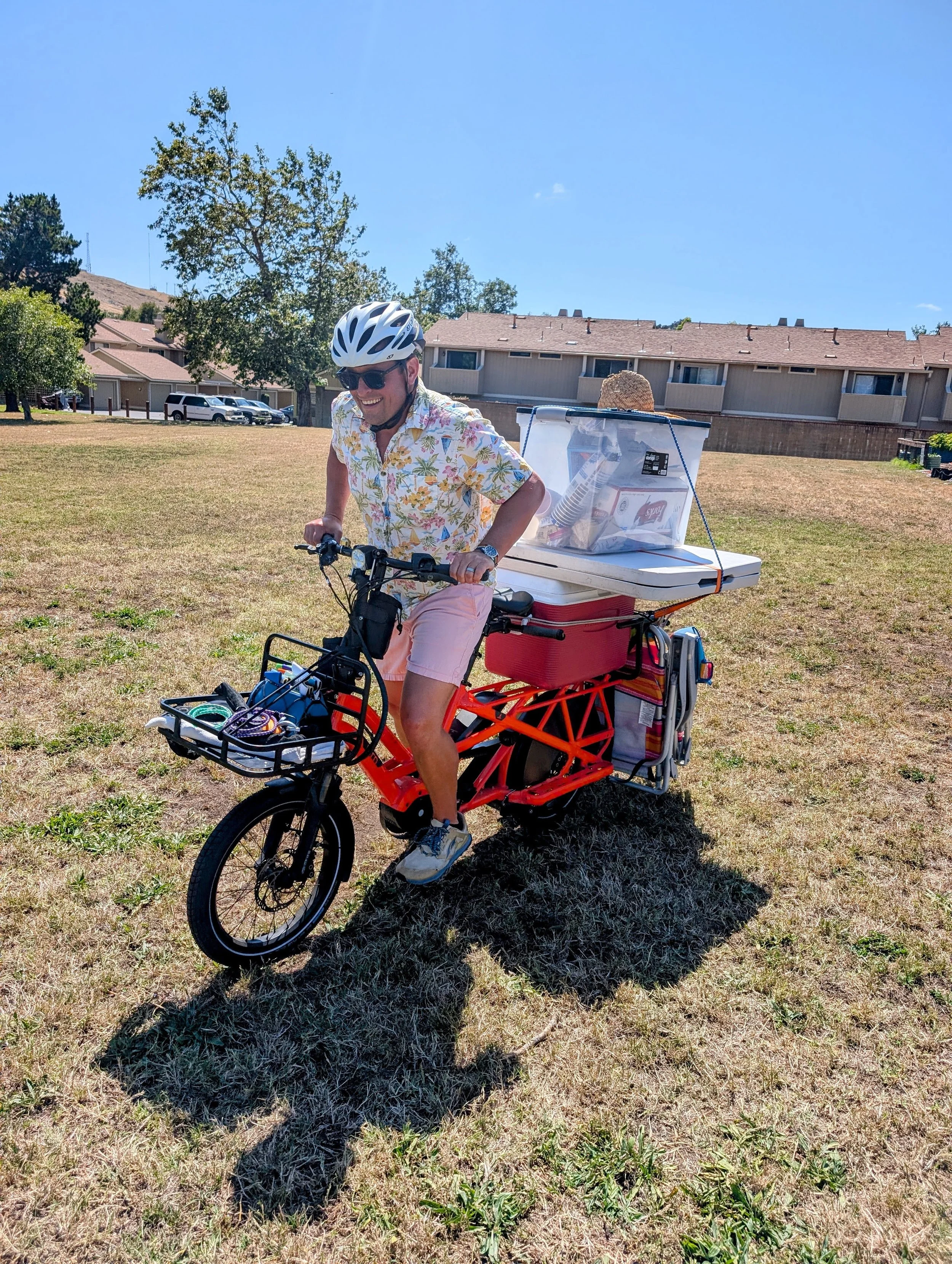 cargo bike loaded