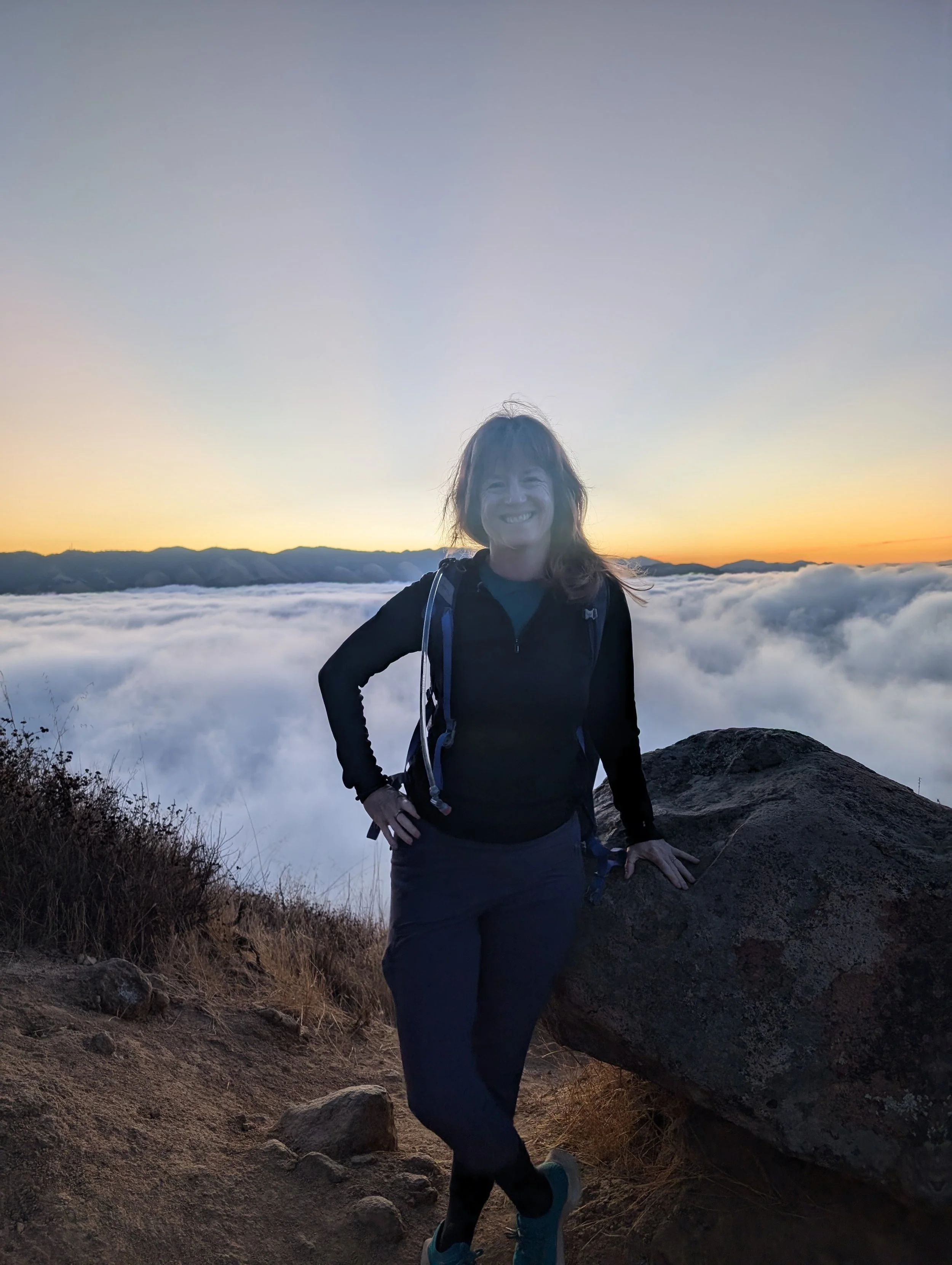 hiking sunrise roxy