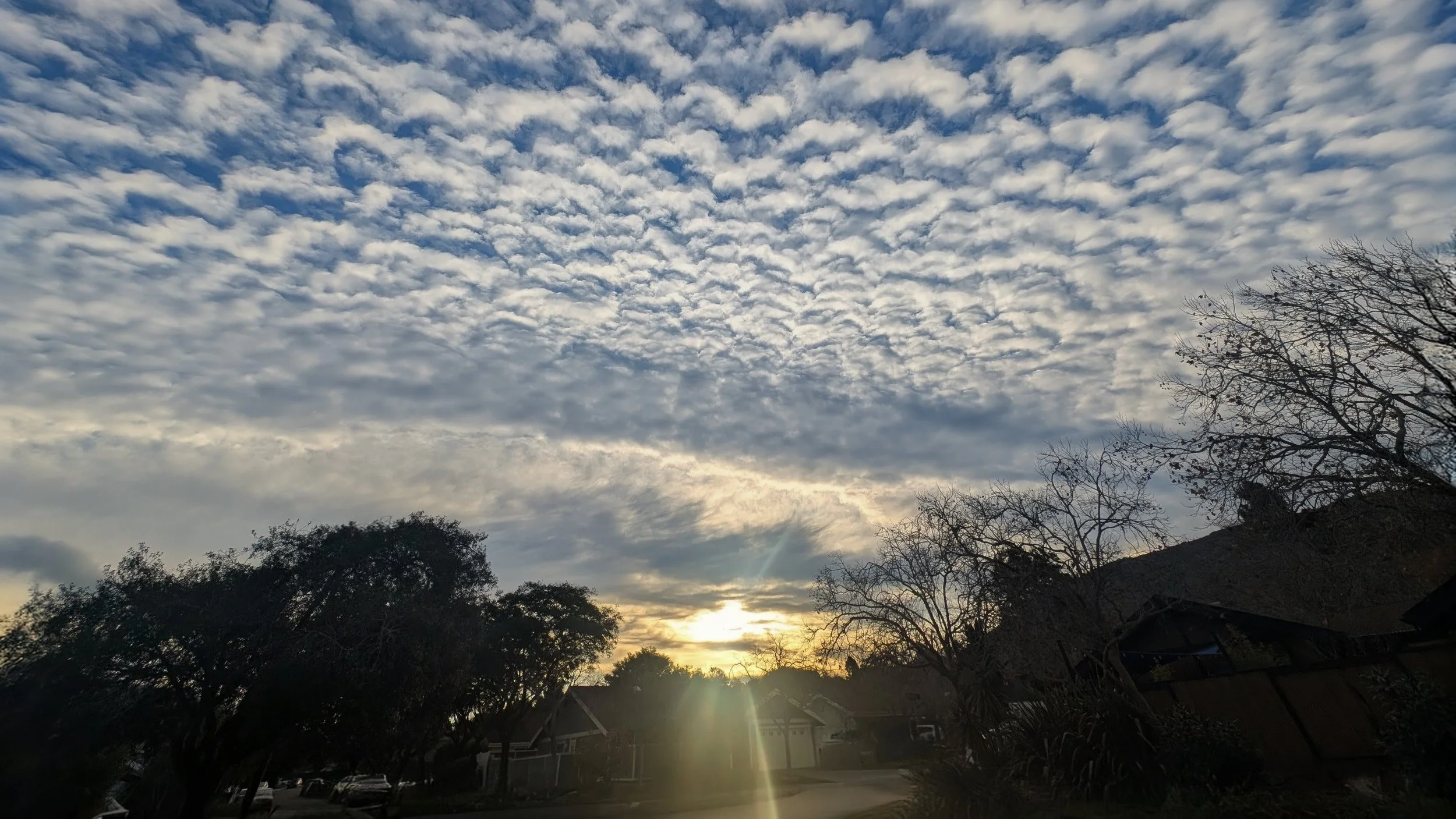 morning clouds light