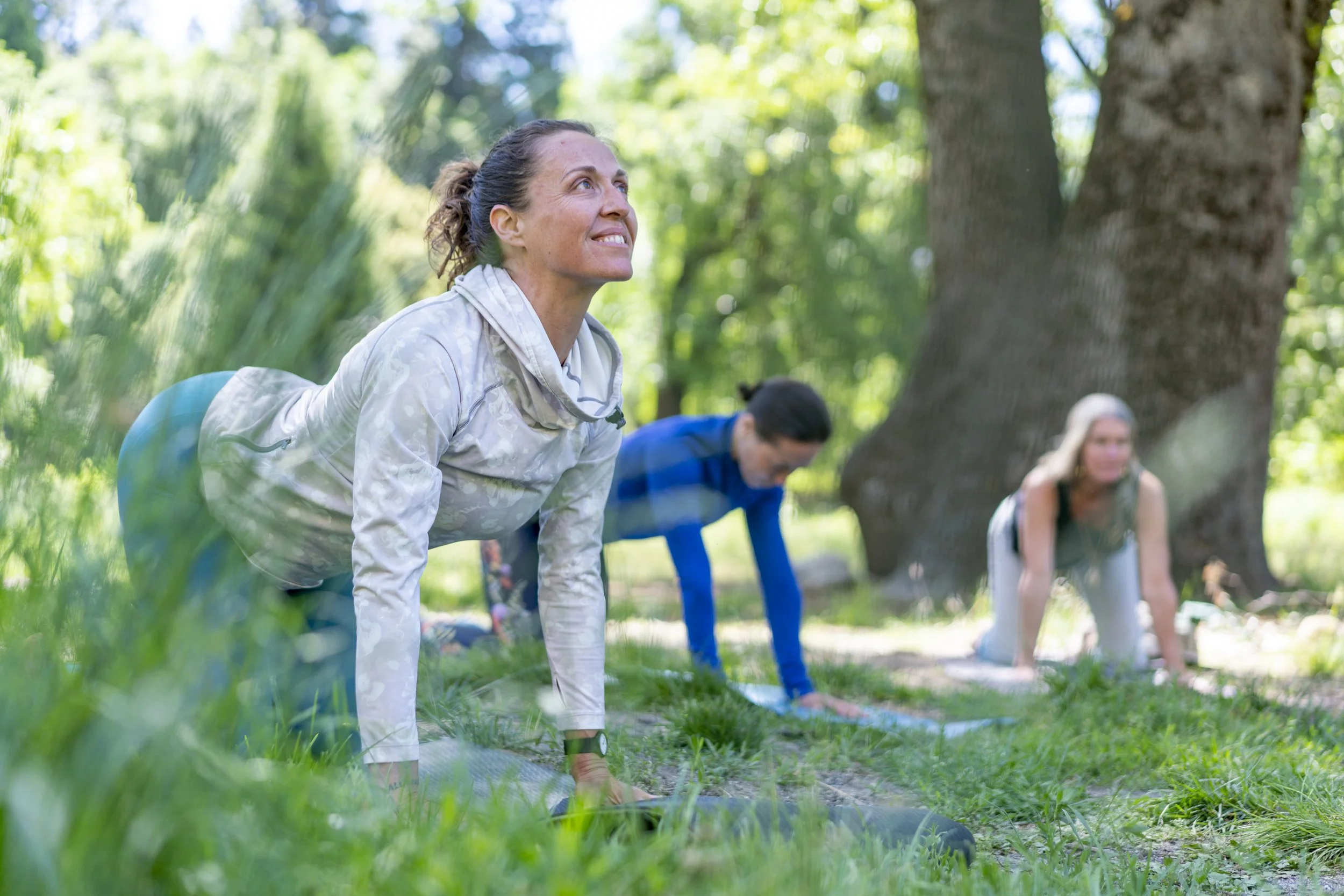 yoga practice at Ojai Retreat Balanced Rock Twin Creek Ranch