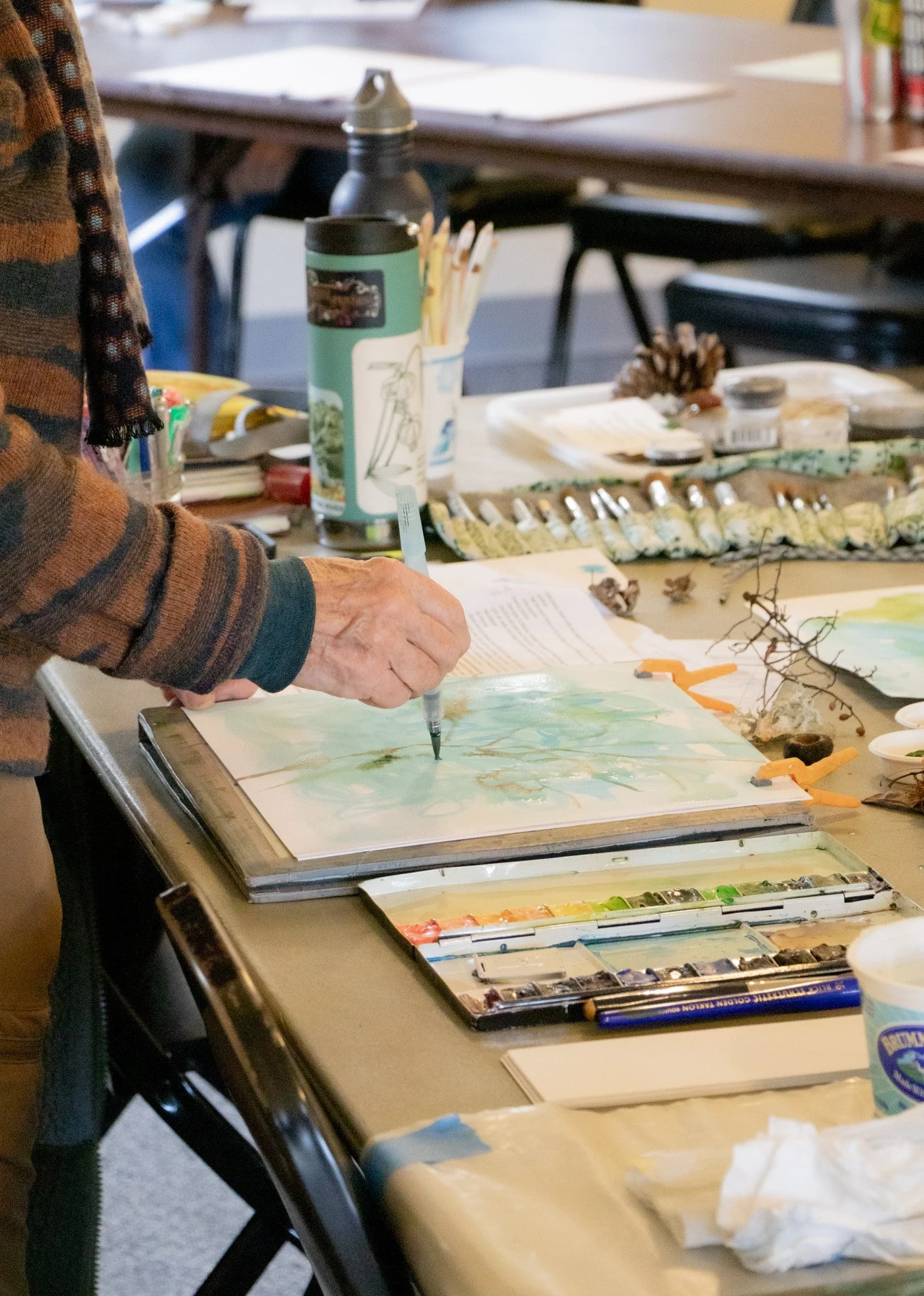 creative art in nature workshop images