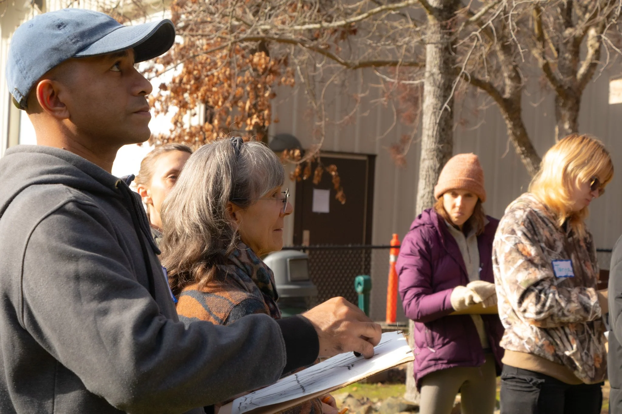 nature workshop group Yosemite creekside