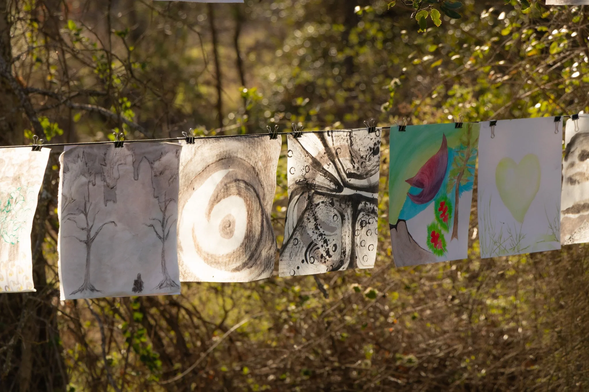 forest song art and healing workshop