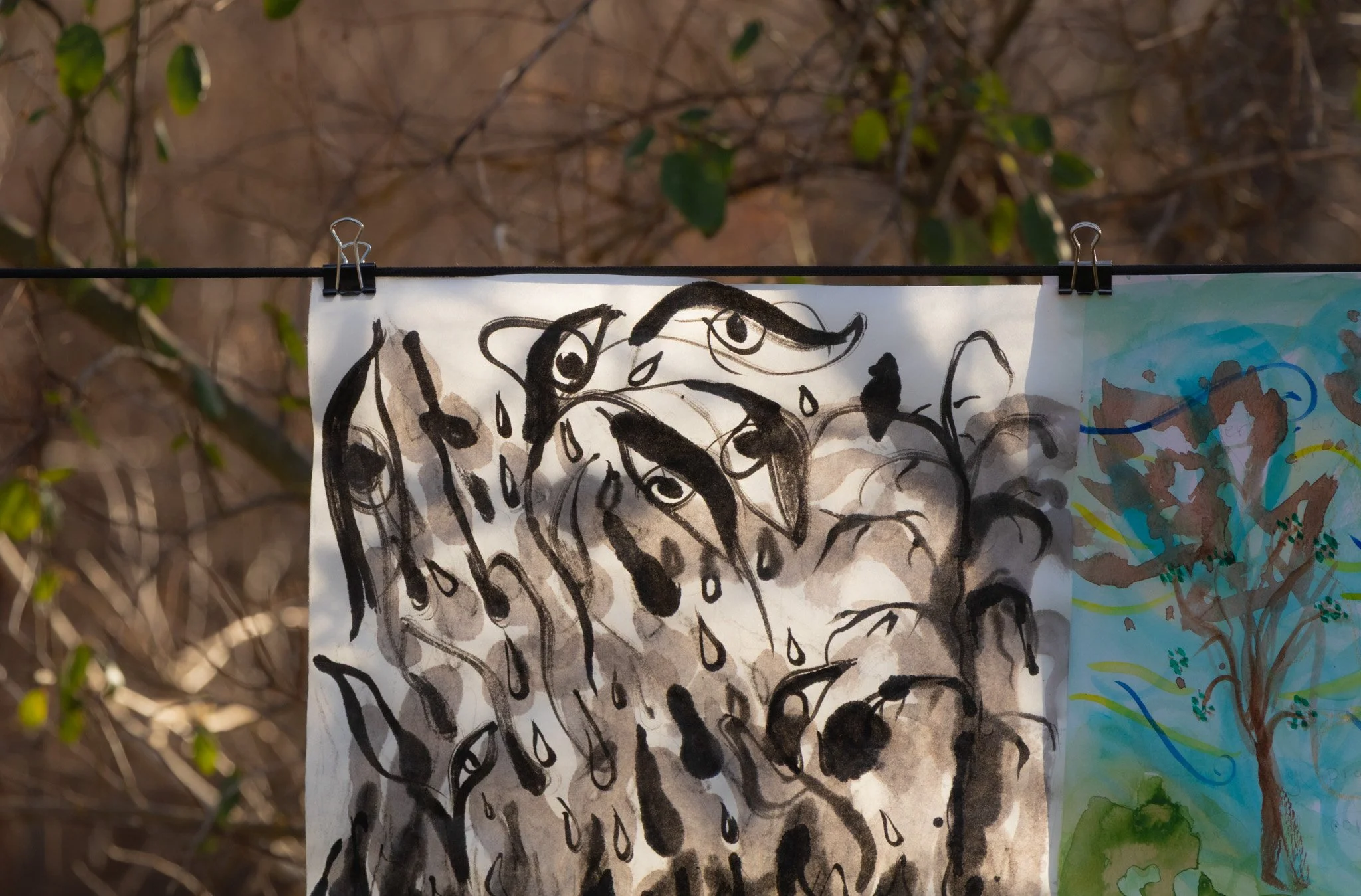 Yosemite nature and grief art session