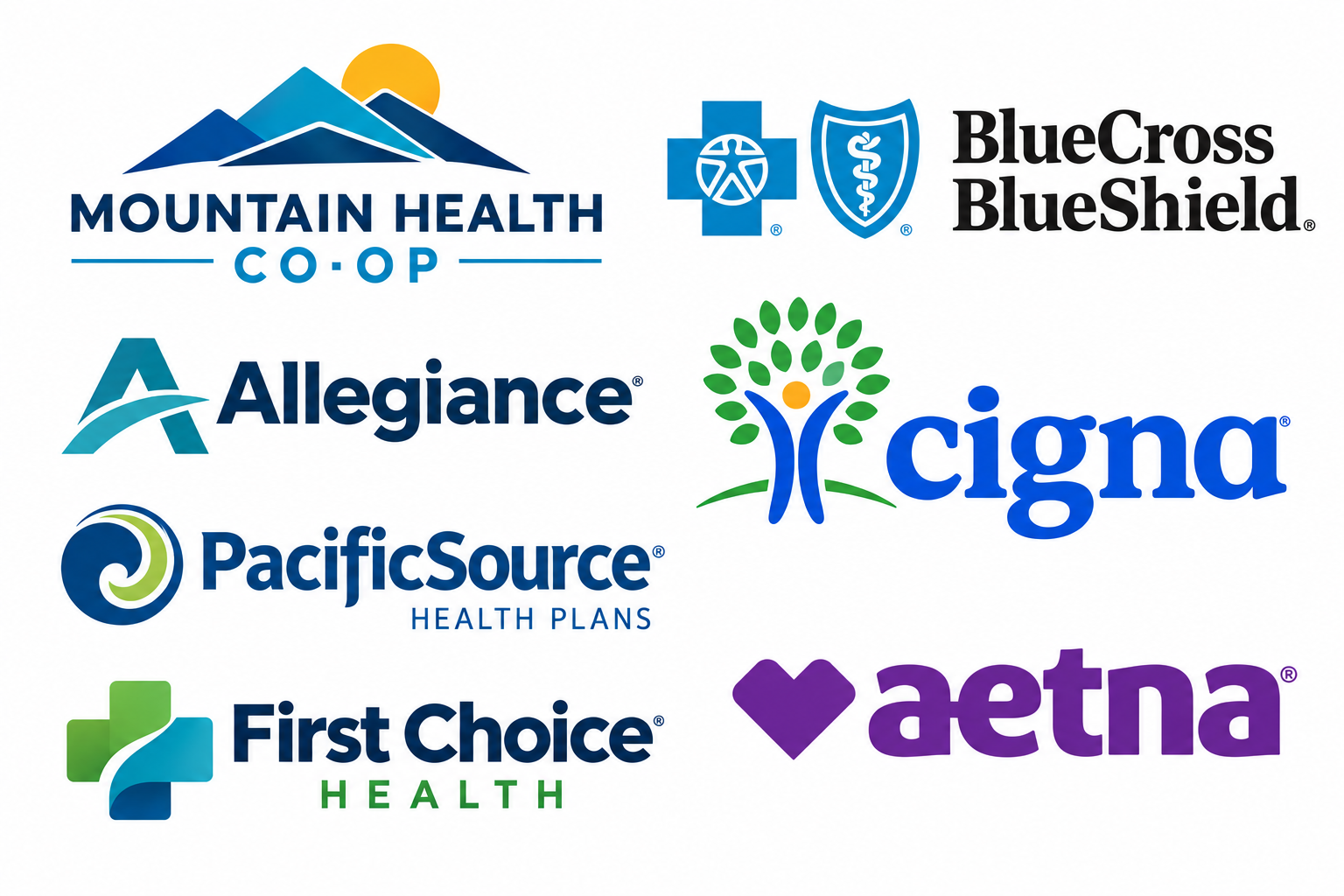 Healthcare insurance companies accepted at Meadowlark Natural Medicine in Butte, Montana.