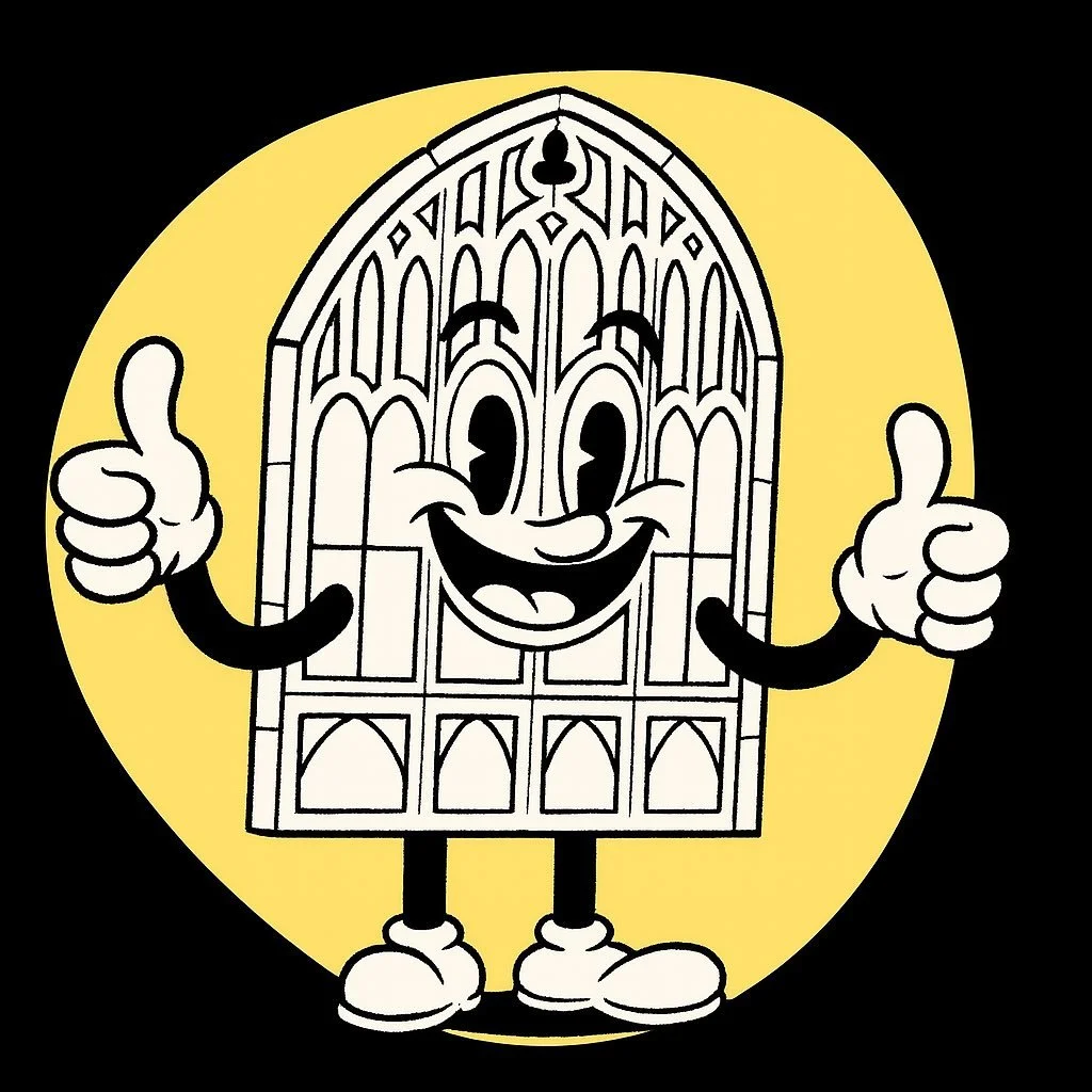 New church Mascot?? We were playing with AI and came up with this one.  What do you think its name should be? Let us know in the comments!