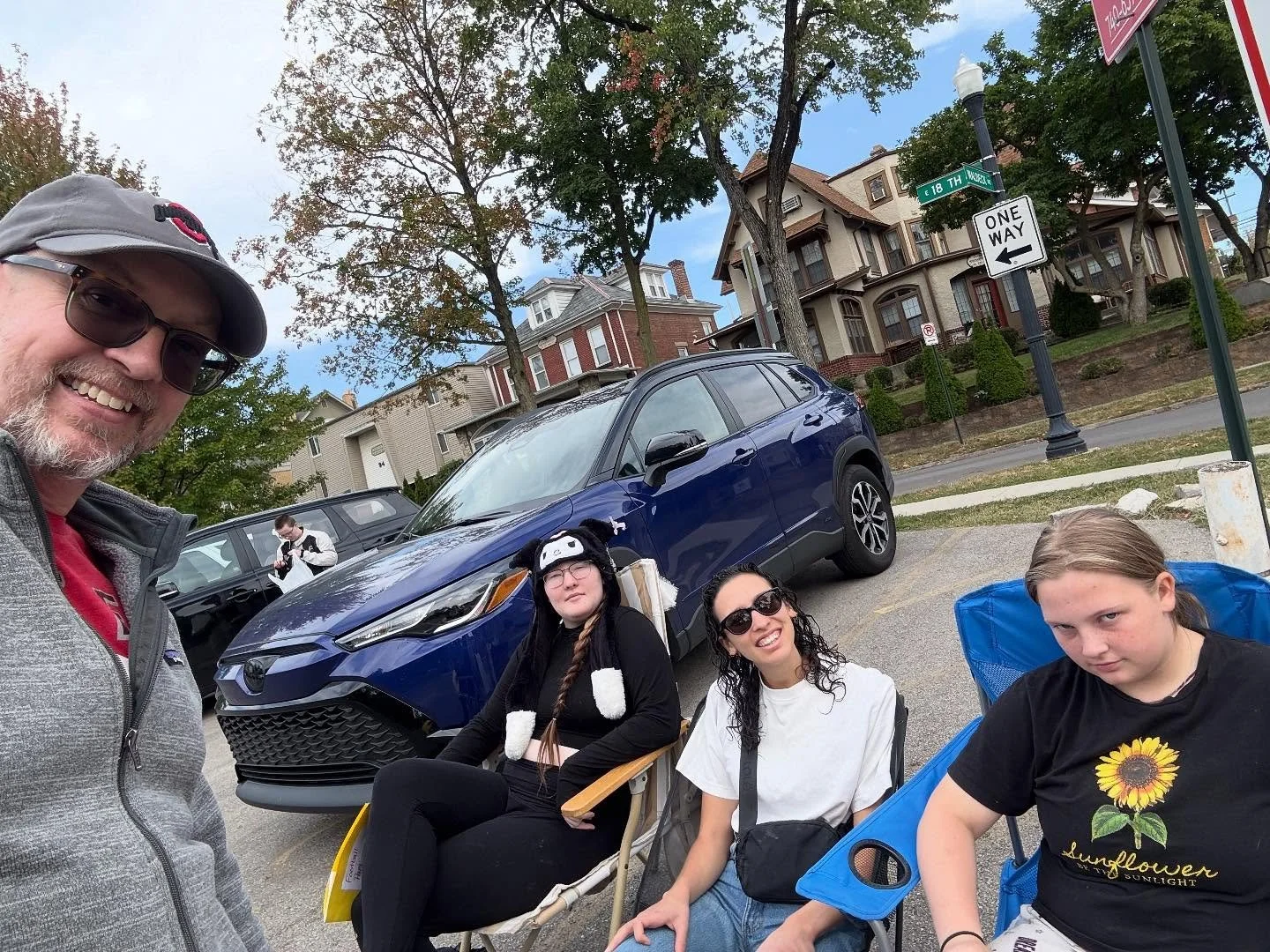 Youth Fellowship parking it up! #gobucks🏈