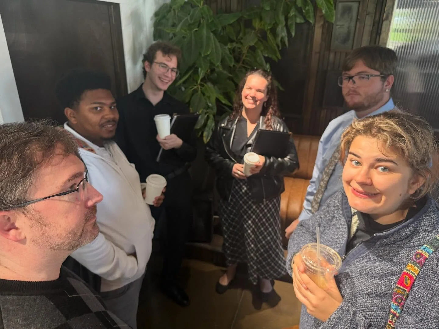 How great to check out the new coffee shop next door! Thanks for hosting us @missioncoffeeco ! We&rsquo;re excited you&rsquo;re here, welcome to the neighborhood. Be sure to check out the restored stained glass window from the former house here&helli