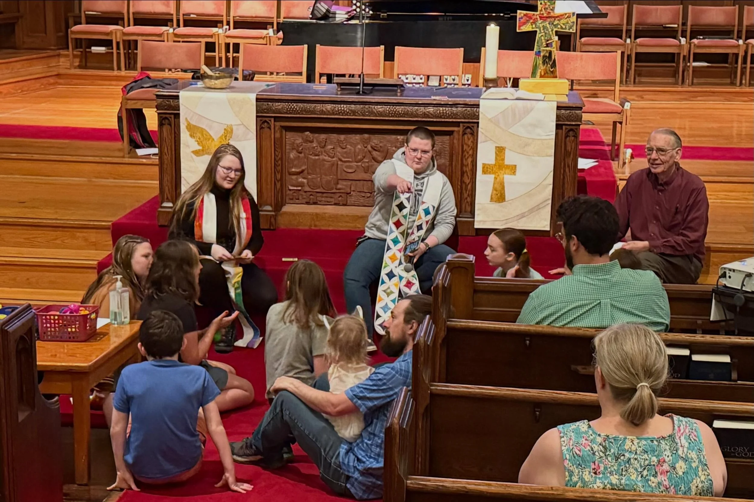 What a blessing to have the youth lead us in worship today! Thanks gang.#goodfruit 🍎