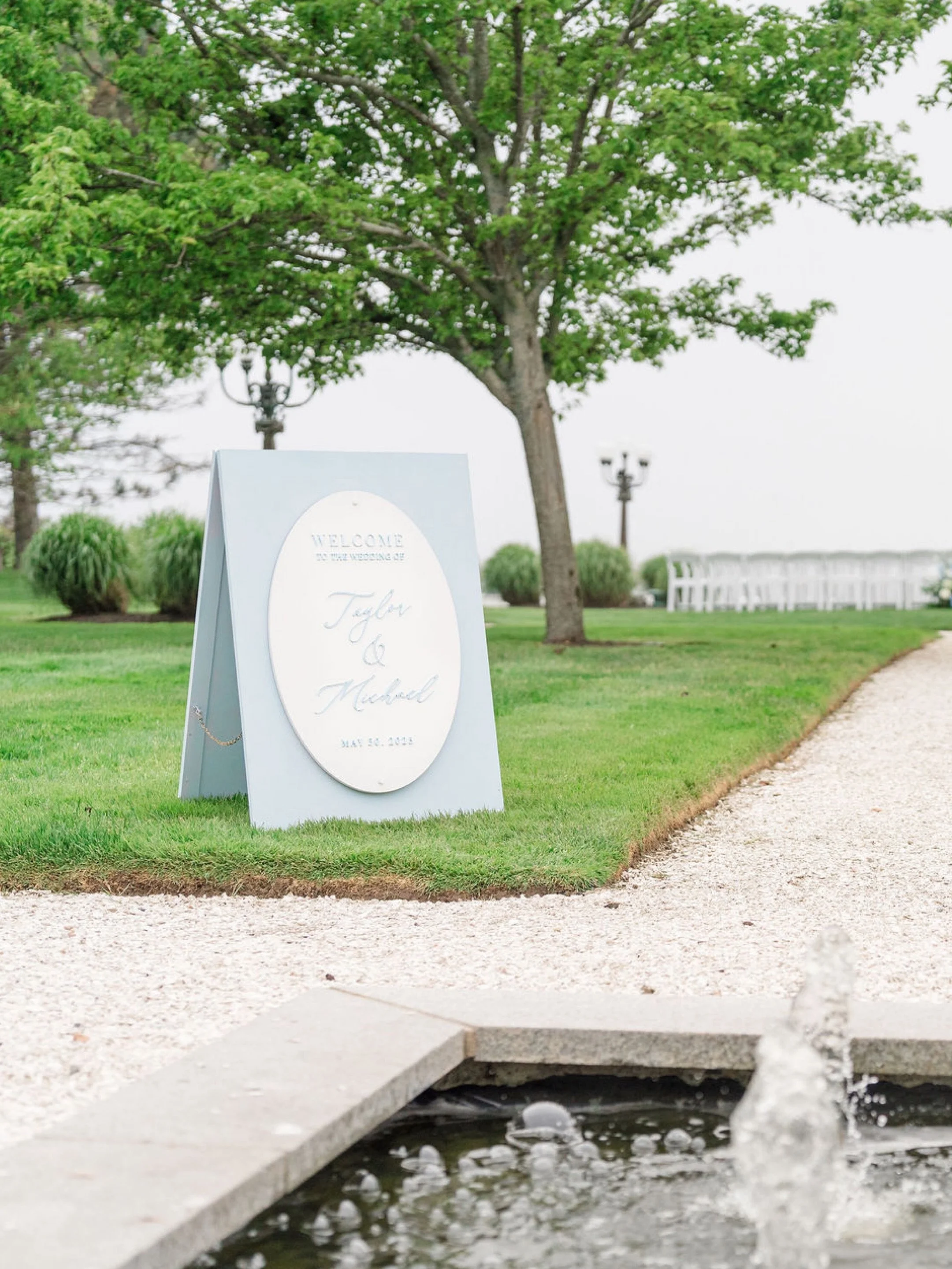 Belle Mer looks good in blue 🌊

Signage | @walltowallink 
Table # inspired by @signsbyviv 
Venue | @longwoodvenuesanddestinations Venues Belle Mer Island House
Photography | @caitlinkershawphoto 
Florals | @Homegrownblooms 
Videography | @merrimentf