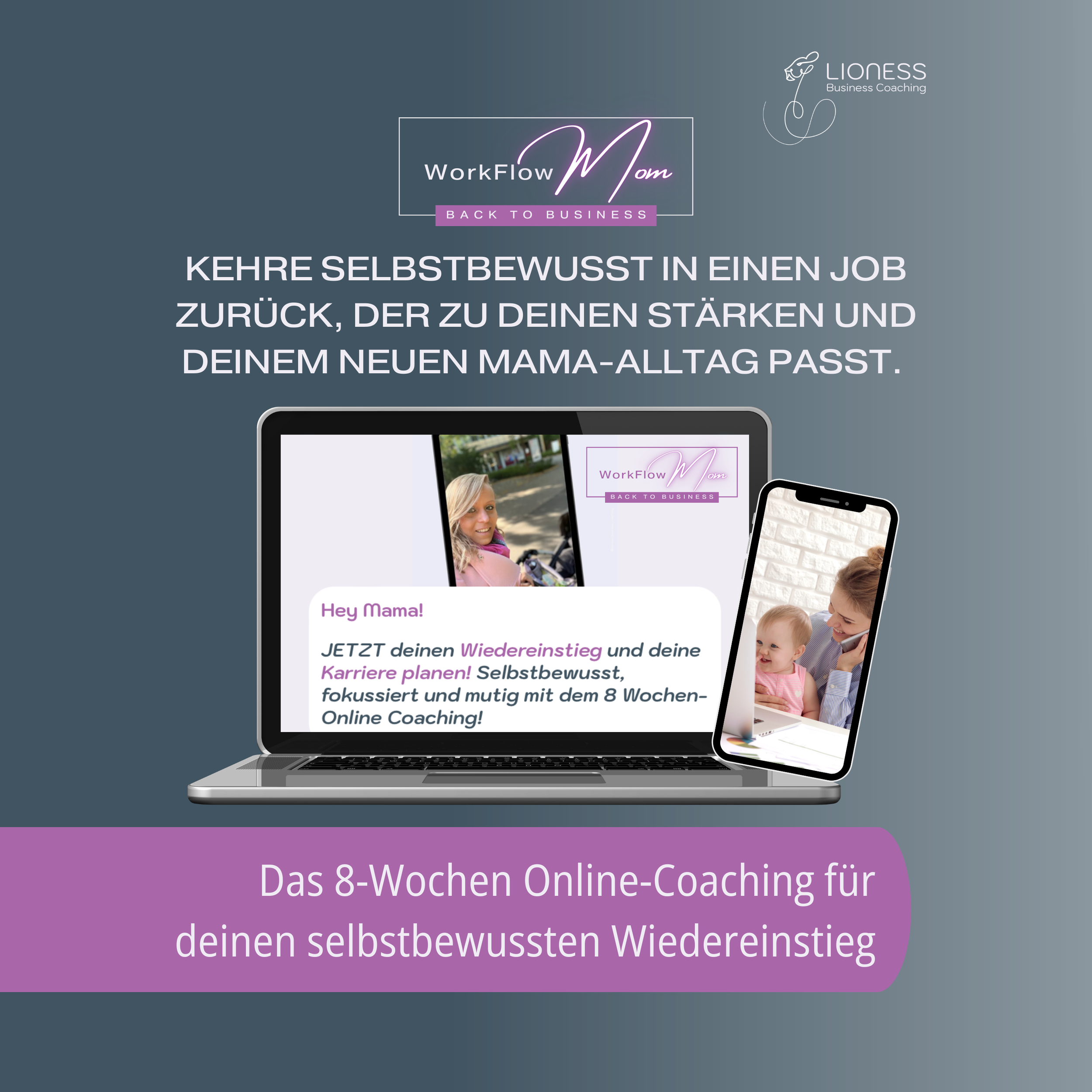 WorkFlowMom: 8-Wochen Online Gruppen-Coaching