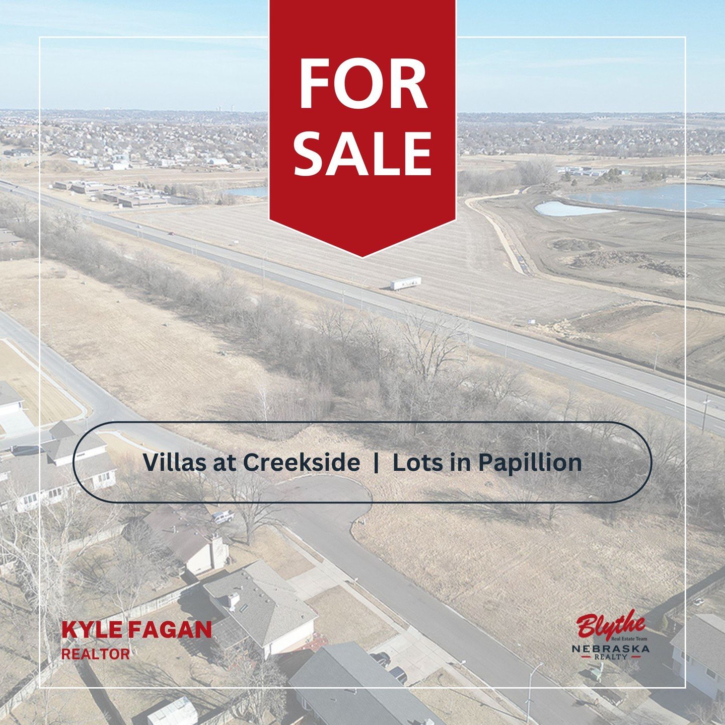 Just Listed! Fifteen lots available in highly desirable Papillion subdivision. 🌿

📍Villas at Creekside | Offered at $48,000 Per Lot

 🔨Non-builder attached
 💧Utilities on site
 🌳No rear neighbors

 🔗Link in bio to view listings!

#BlytheRealEst