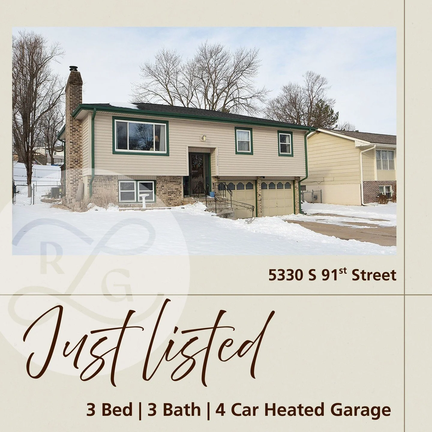 Just Listed in Bay Meadows! Open Wednesday 4-6PM 😍

5330 S 91st Street | $310,000
3 BED 🛏️
3 BATH 🛁 
4 CAR HEATED GARAGE 🚗

 🔗Link in bio to learn more!

#LesaBlytheRealtor 
#LifetimeRealtyGroup
#NebraskaRealty