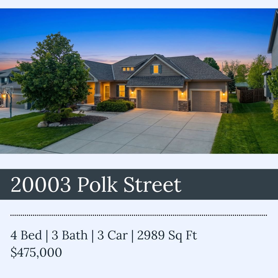 Just Listed in Falling Waters! 🏡

20003 Polk Street |  Gretna Schools
Offered at $475,000
4 BED 🛏️
3 BATH 🛁
3 CAR 🚗
2989 SQ. FT📏

🔗Link in bio to view the listing and virtual tour!

#BrentBlytheRealtor
#LifetimeRealtyGroup
#NebraskaRealty