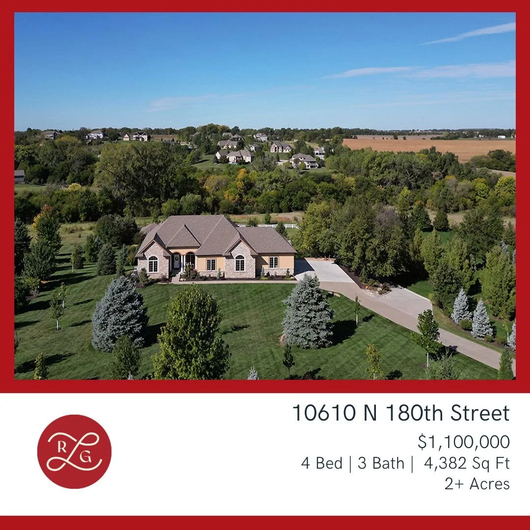 Just Listed! Exceptional walkout ranch on over 2 acres! 🌳 🐎

10610 N 180th Street
Offered at $1,100,000
🛏️ 4 BED | 🛁 3 BATH | 📏 4382 SQ FT
🚗 6 CAR GARAGE | 🐎 HORSE BARN

🔗 Link in bio to see more!

#LifetimeRealtyGroup
#BrentBlytheRealtor
#Ne