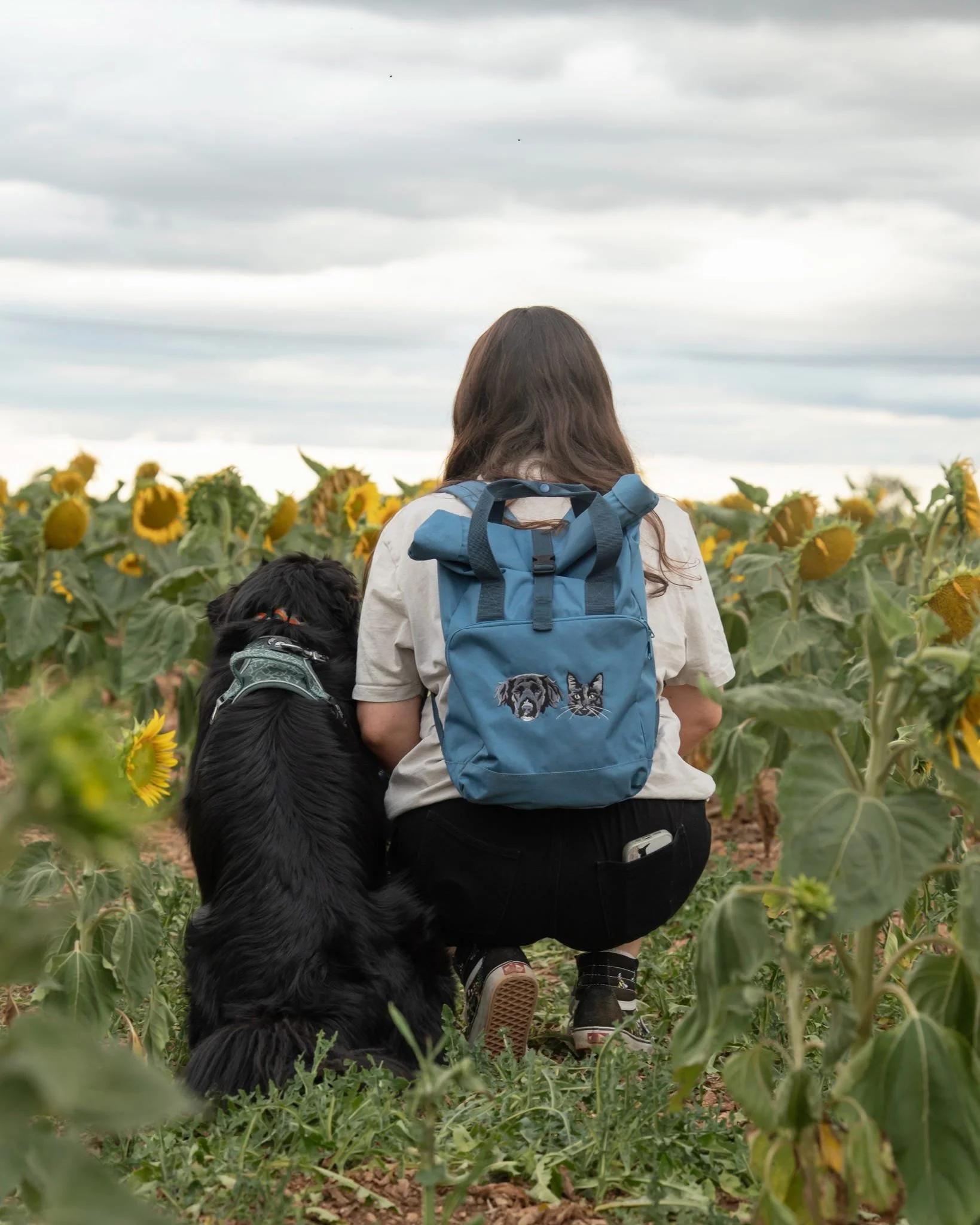 Embroidered Full Colour Backpack - Large