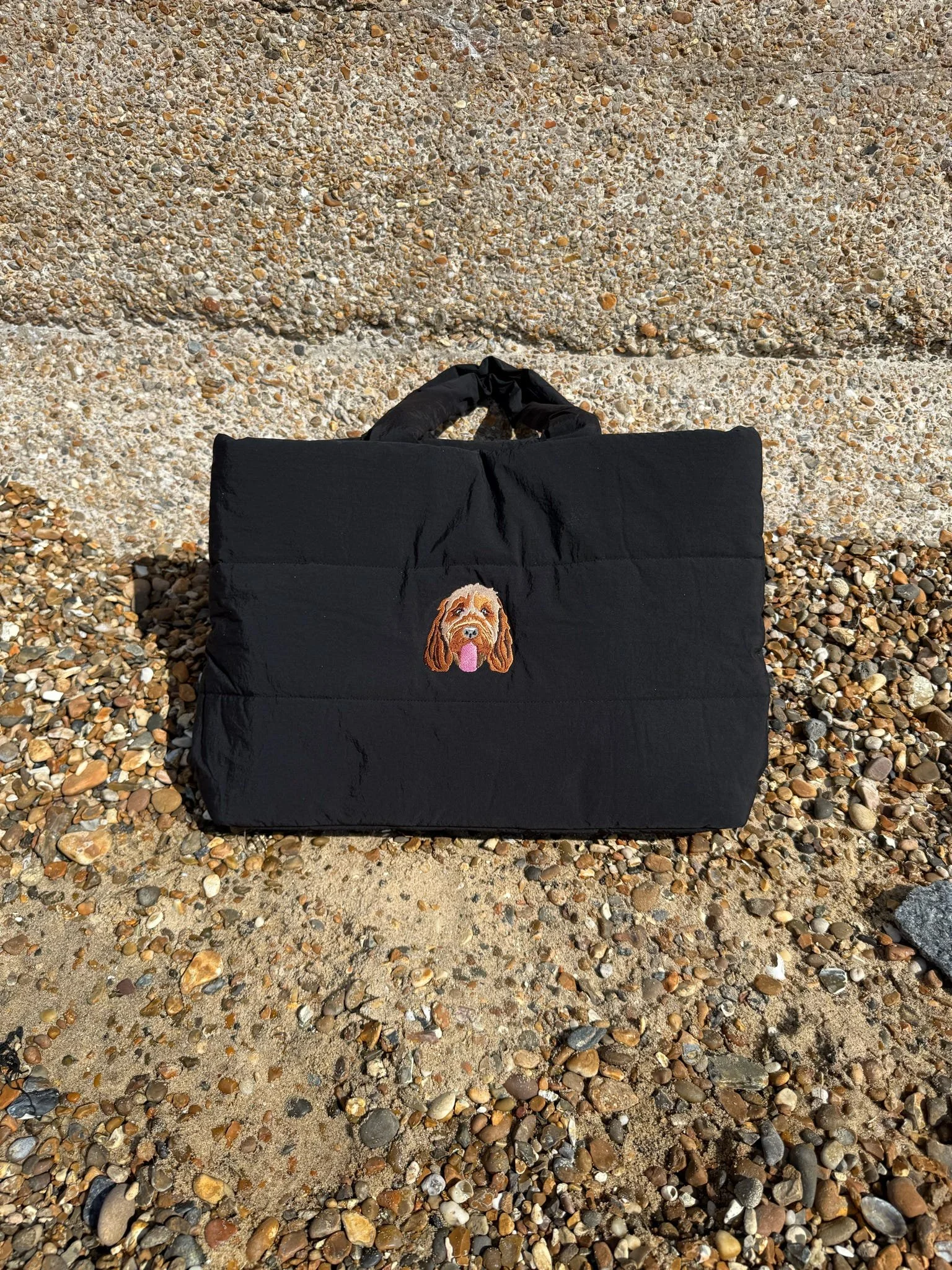 Embroidered Full Colour Quilted Bag