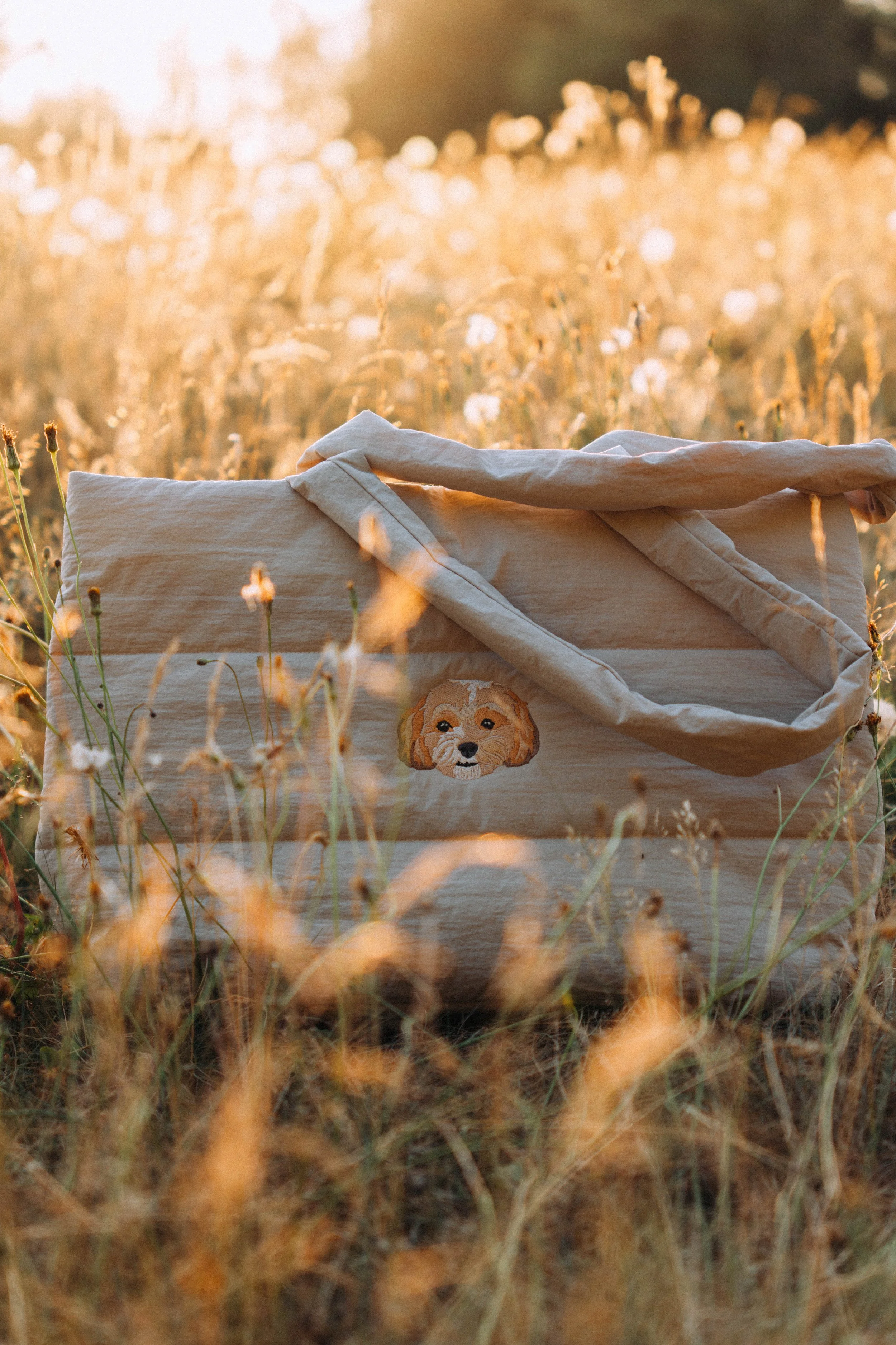 Embroidered Full Colour Quilted Bag